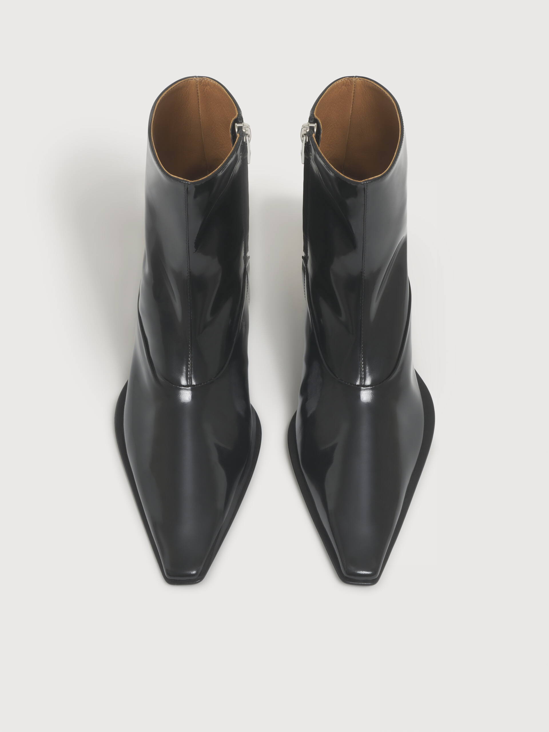 Black leather Cindi boot - Boots - Image 4