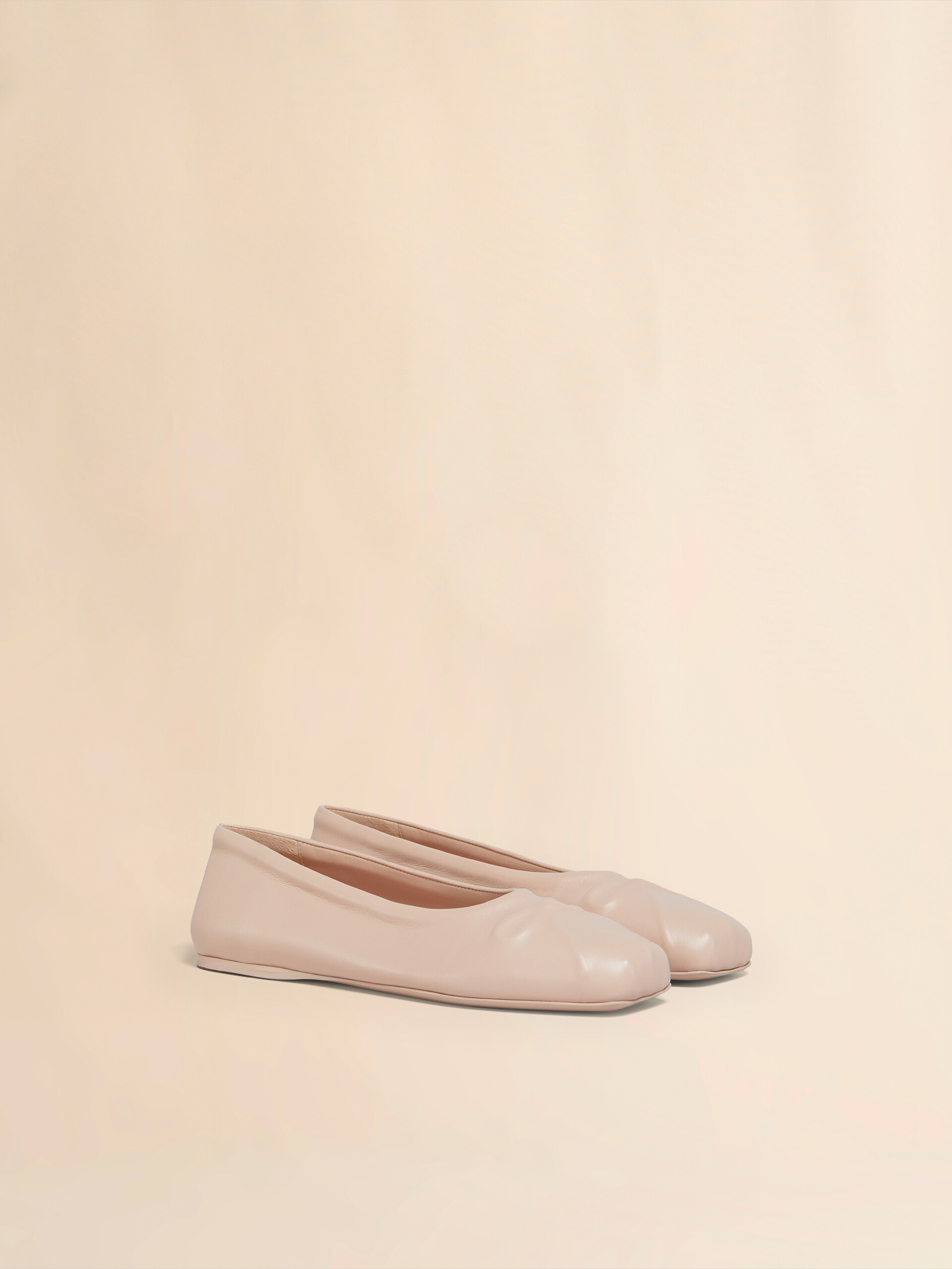 Ballerines Little Bow en cuir nappa rose - Ballerines - Image 2