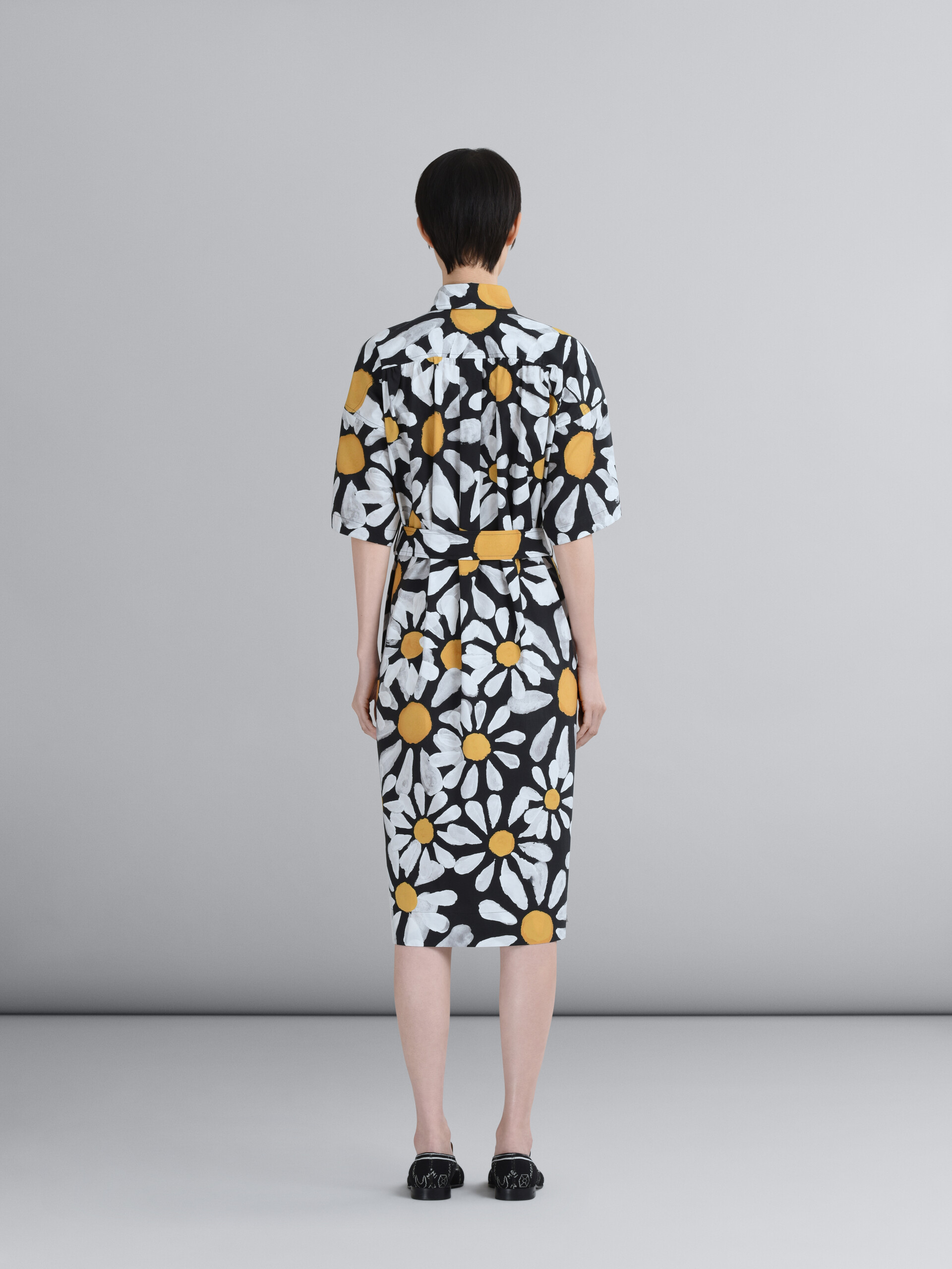 Euphoria print poplin chemisier dress - Dresses - Image 3