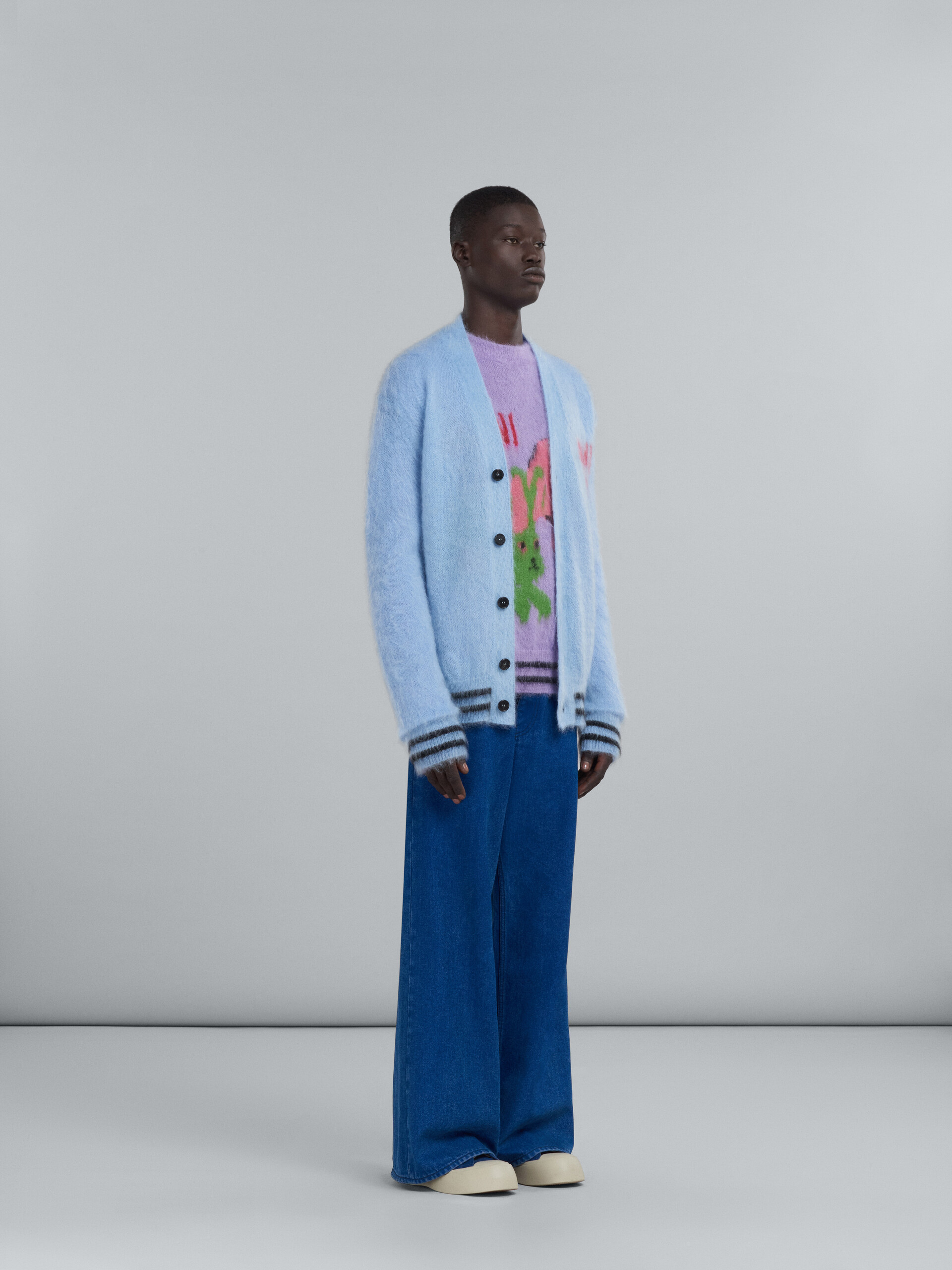 Sweater with multicolour inlay - Pullovers - Image 5