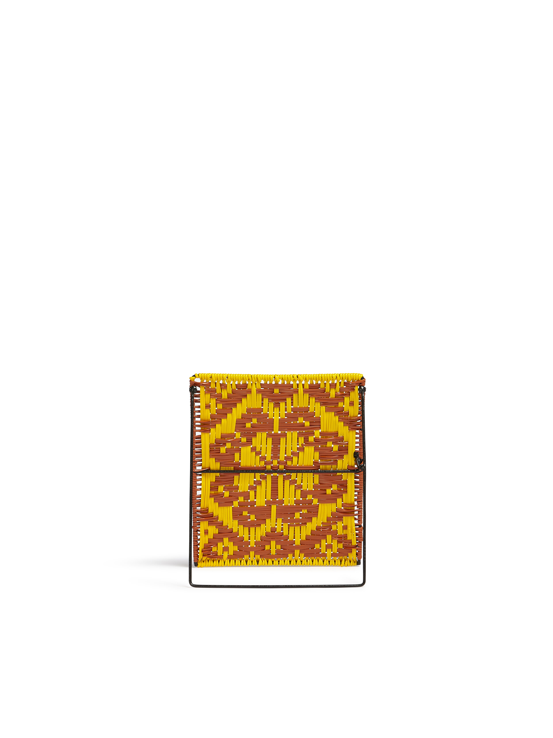 MARNI MARKET yellow and red woven iPad stand - Furniture - Image 3