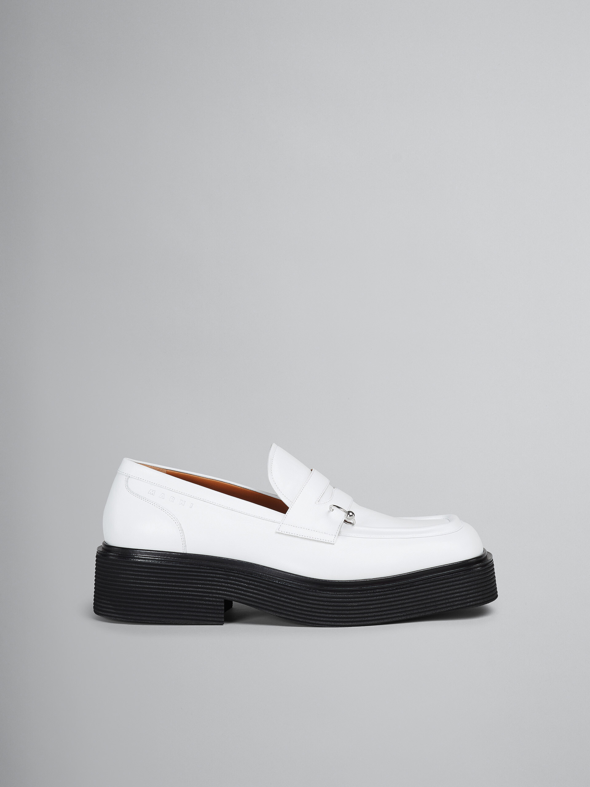 White leather moccasin - Mocassin - Image 1