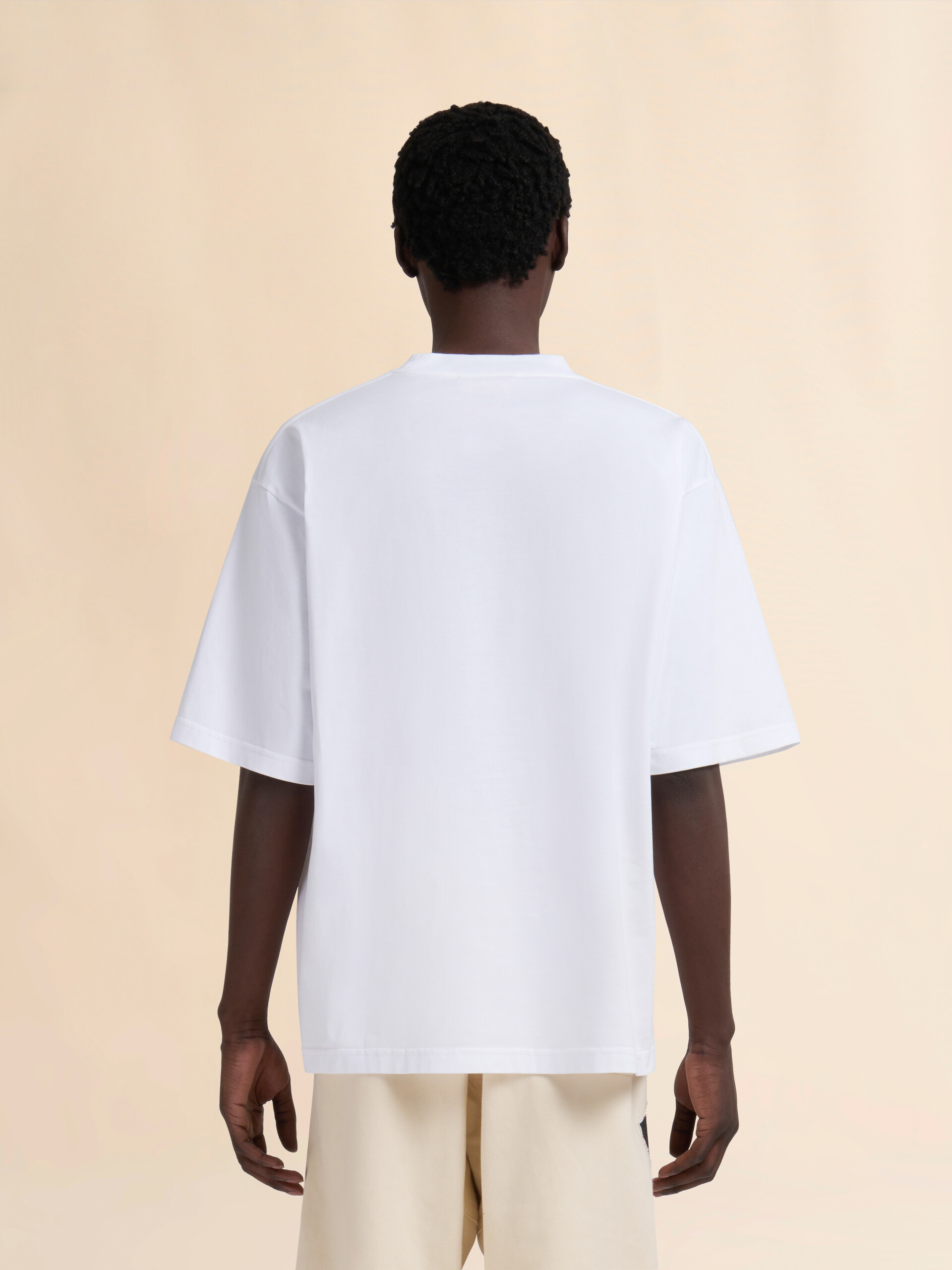 White cotton T-shirt - Shirts - Image 3