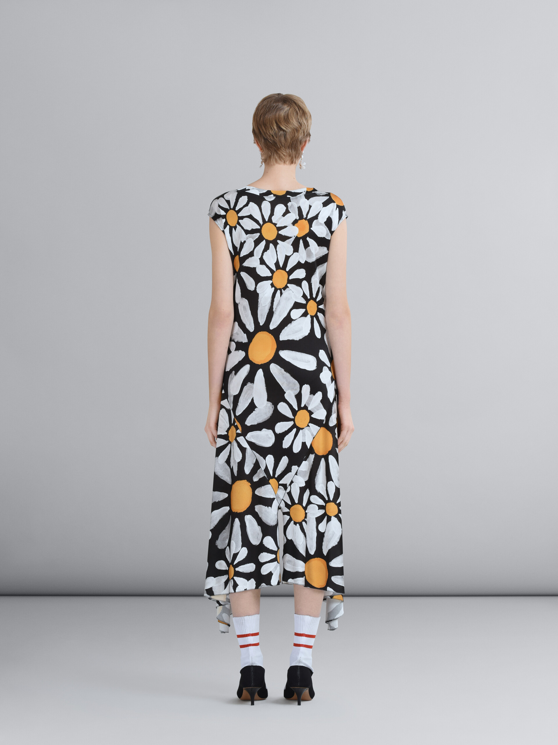 Euphoria print viscose jersey dress - Dresses - Image 3