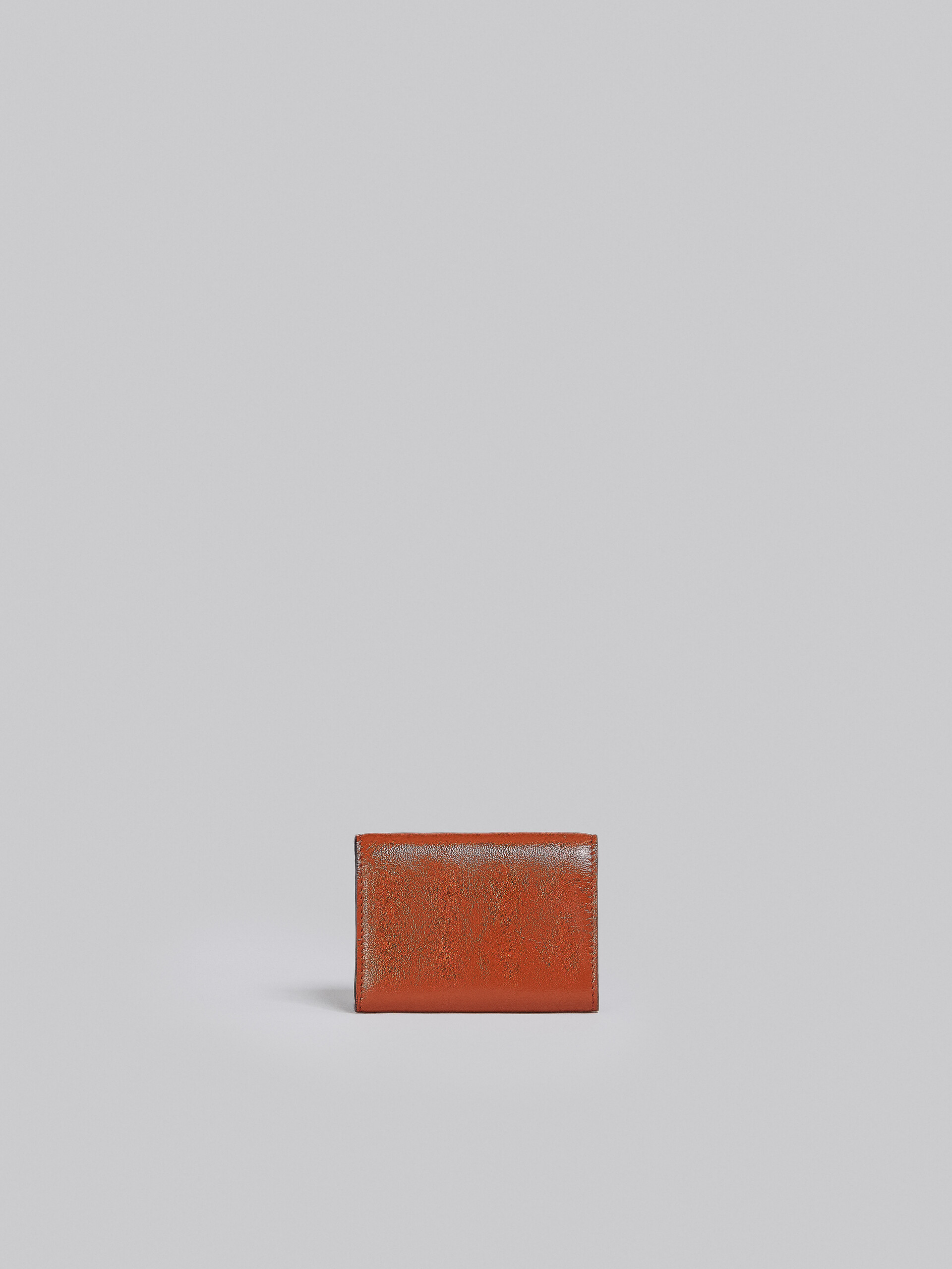 Portafoglio tri-fold in pelle grigia e nera - Portafogli - Image 3