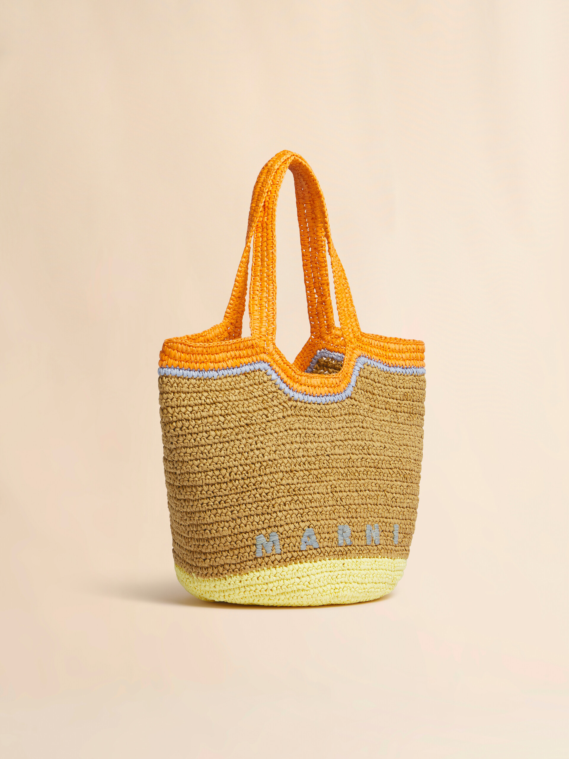 Burgundy and pink paper raffia Seaside hobo bag - Shoulder Bags - Image 5