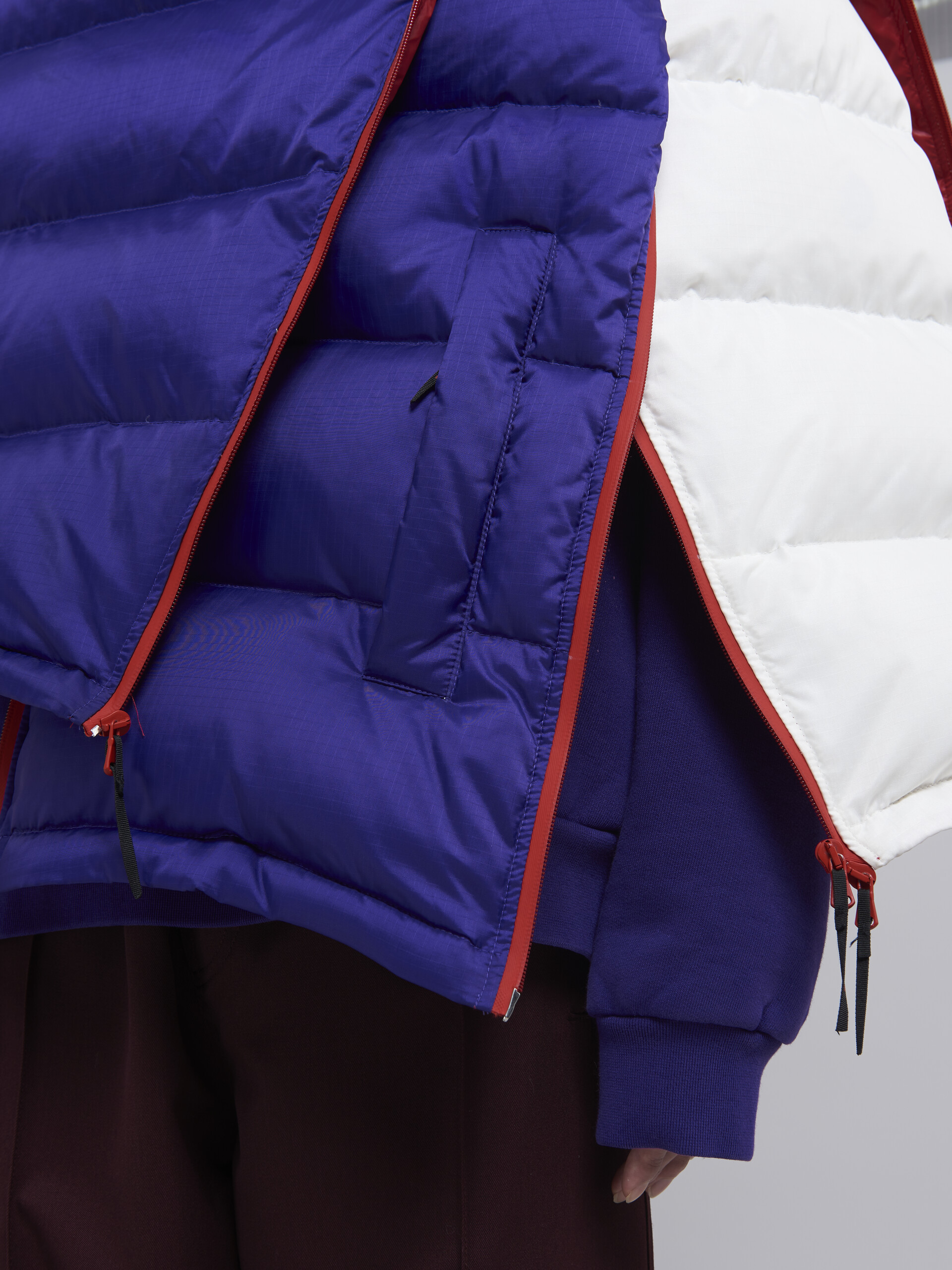 Down jacket in colour-block ripstop nylon - Winter jackets - Image 5