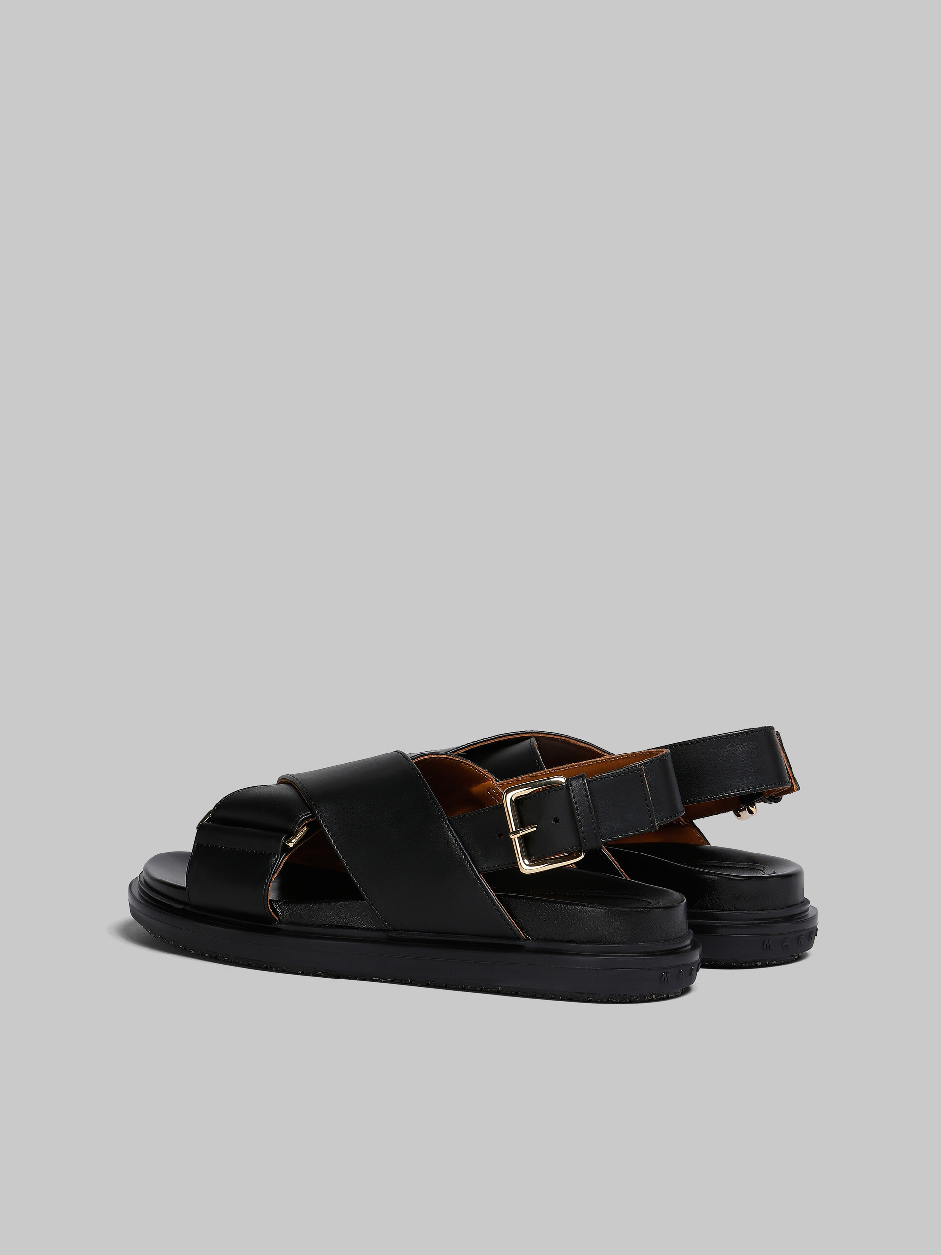 Fuchsia leather Fussbett - Sandals - Image 3