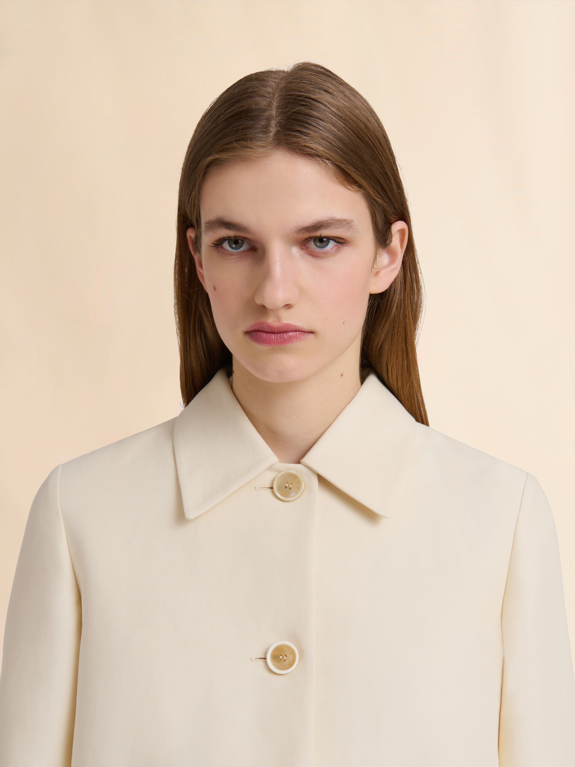 Cream cady jacket with pockets - Jackets - Image 4