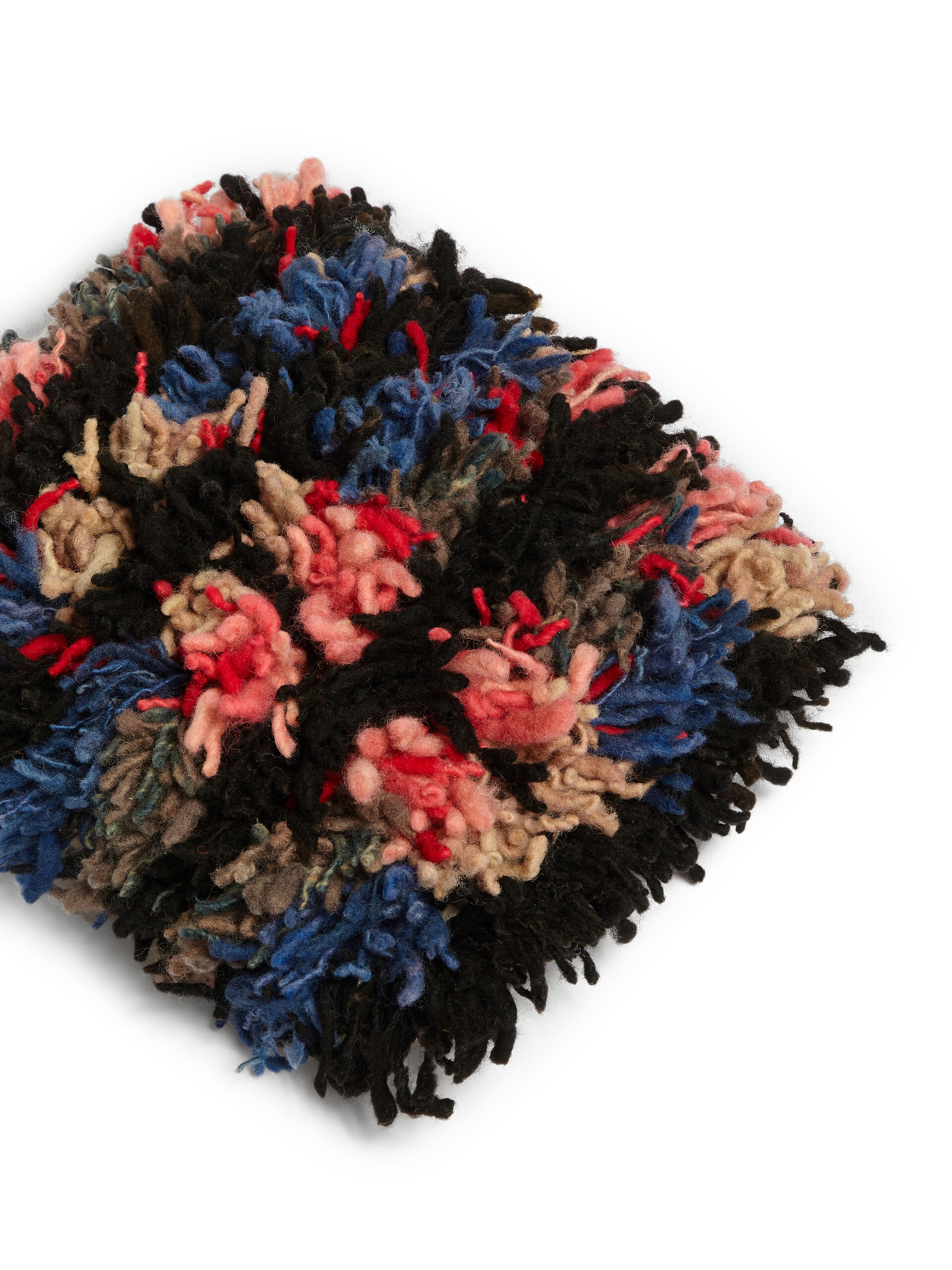 MARNI MARKET pillow in multicolour pink wool Marni