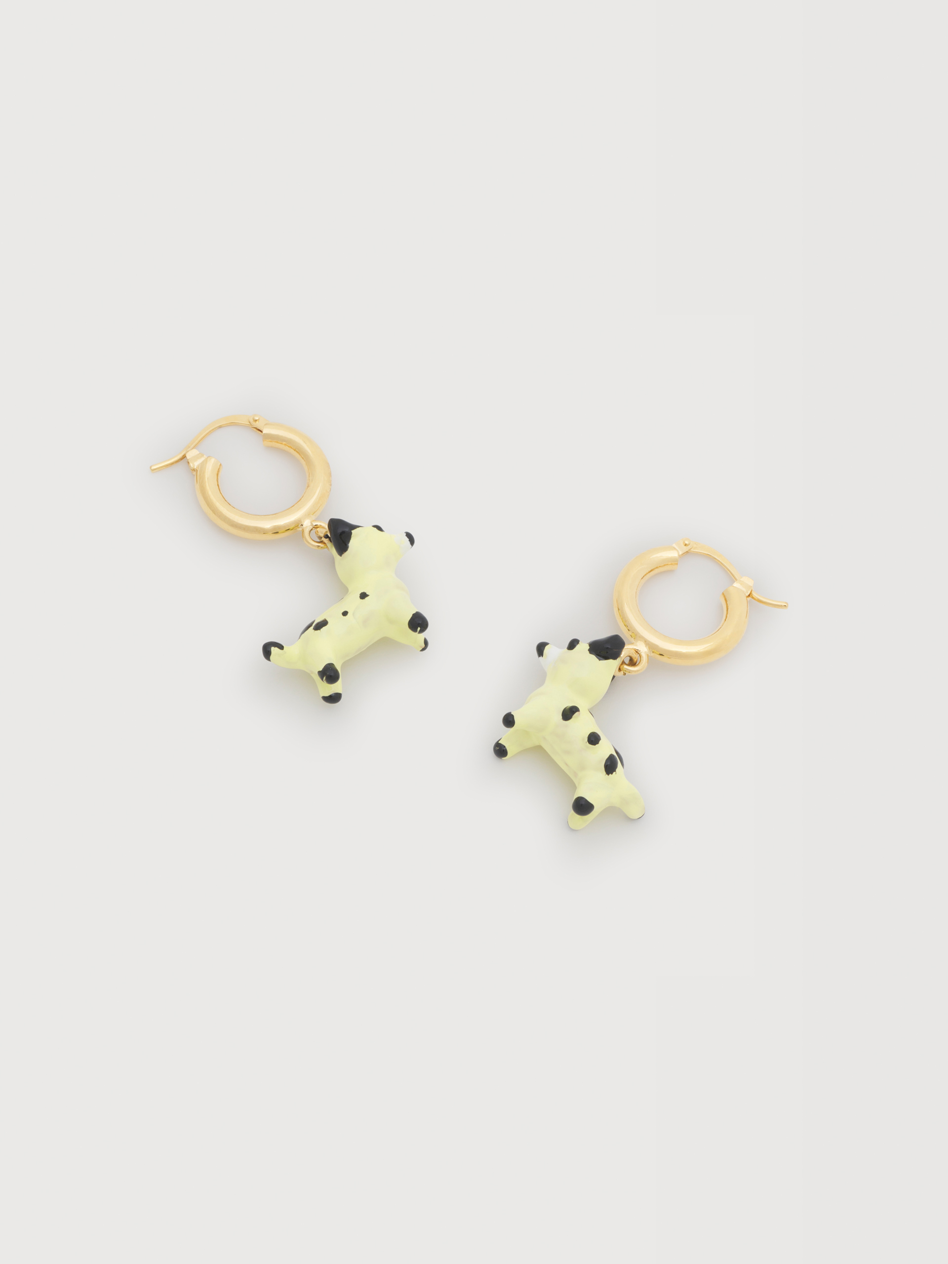 MARNI エナメル ドッグチャームピアス