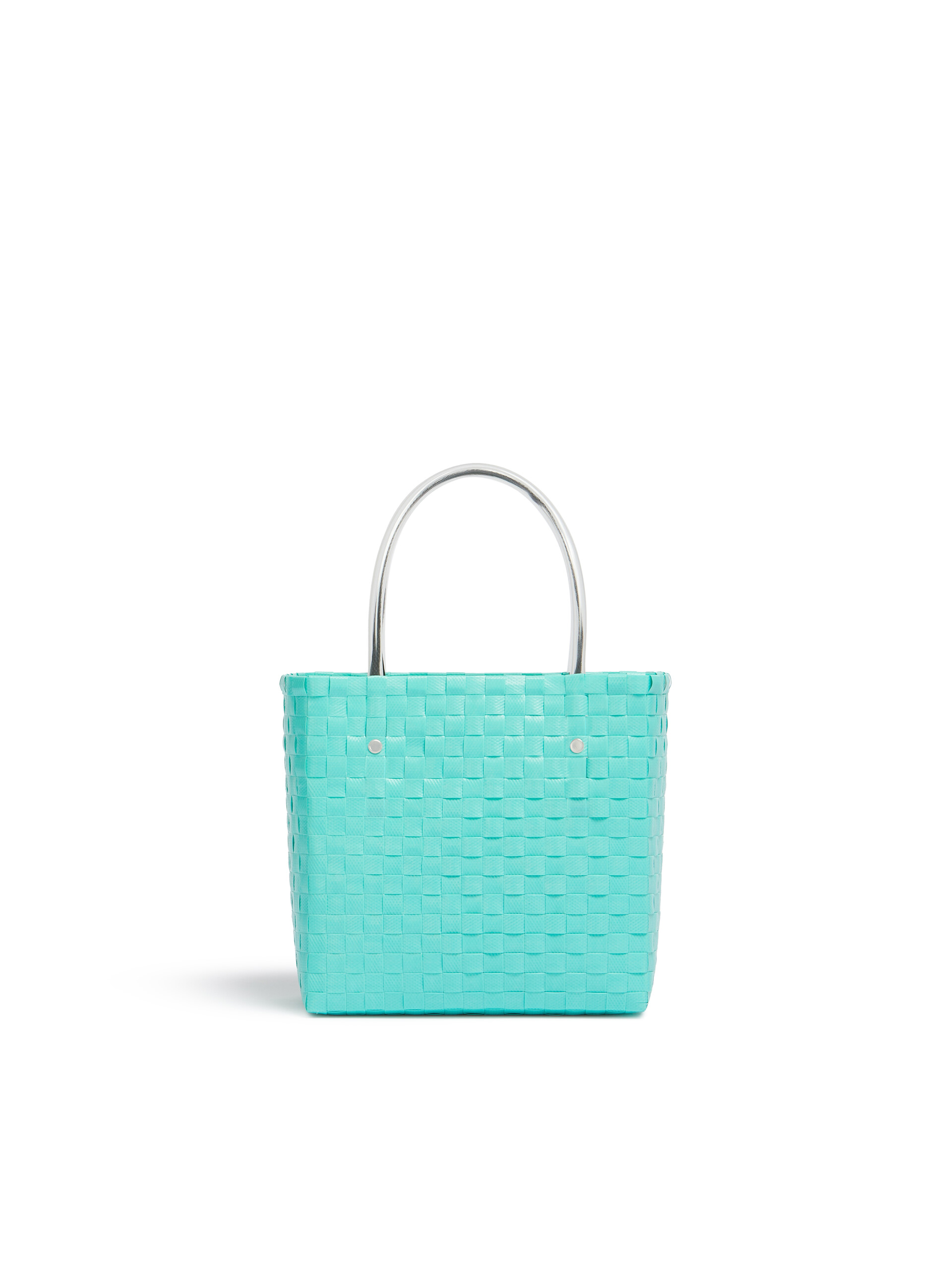 Blue MARNI MARKET ANIMAL BASKET bag - Shopping Bags - Image 3