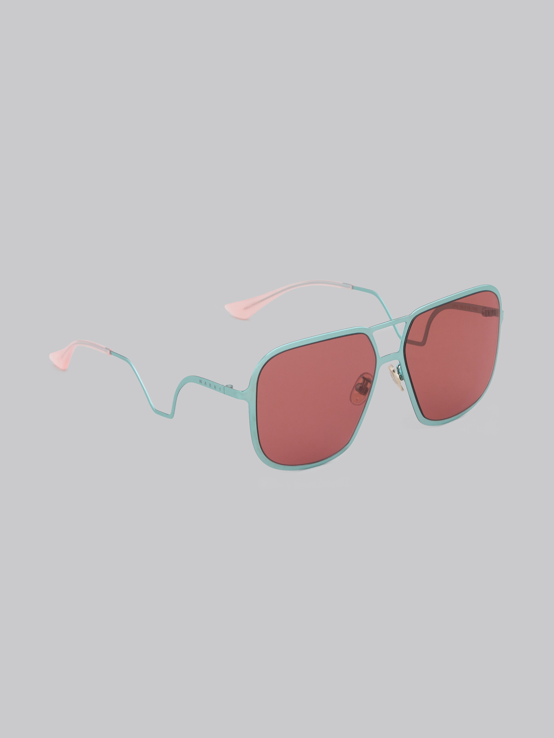 Green HA LONG BAY metal sunglasses - Optical - Image 3