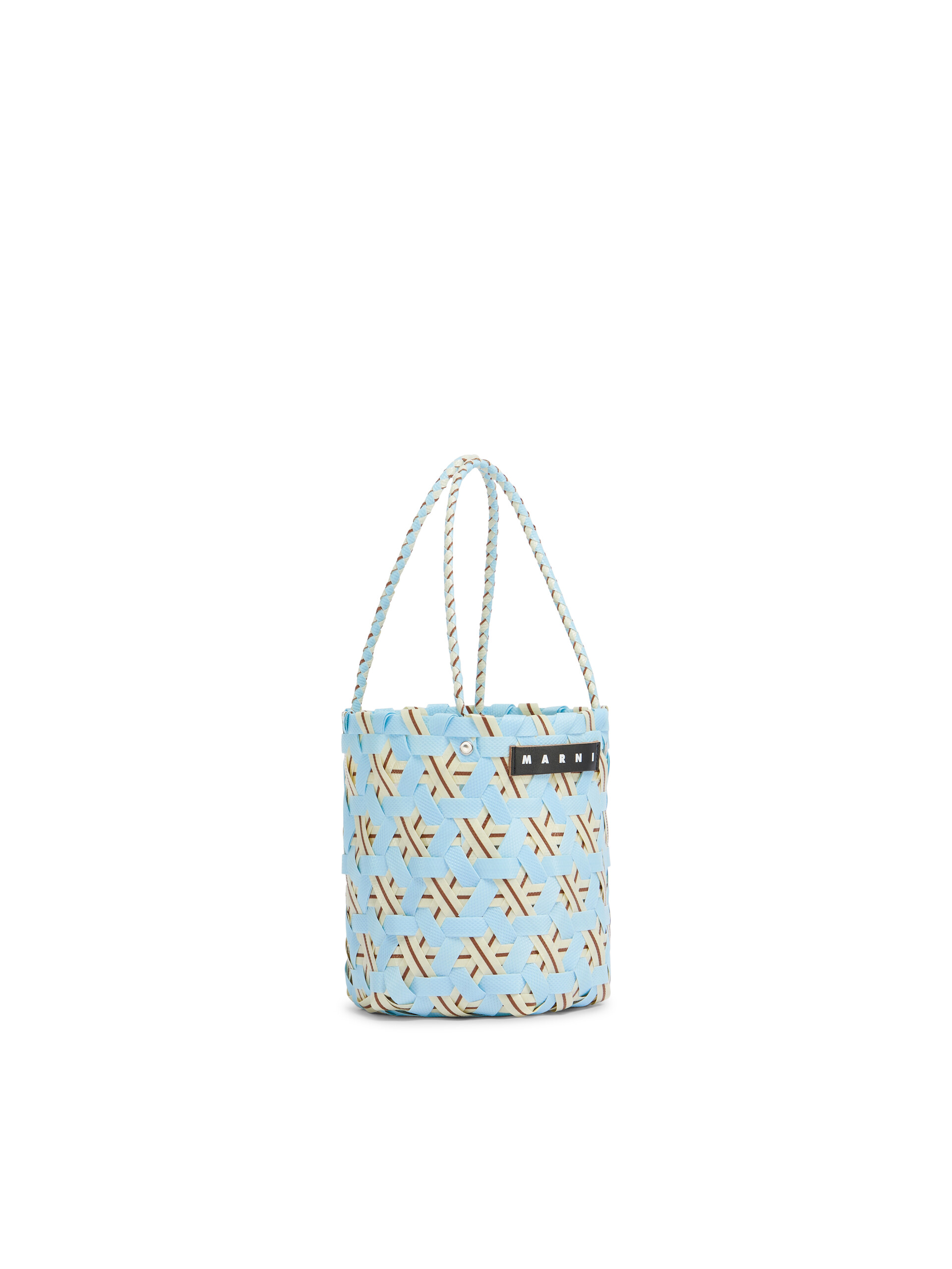 MARNI マルニ ロゴショッピングバッグ かごバッグ ブルー マルニ かごバッグ ブルー[品番：AXEB0033697]｜AXES（アクセス