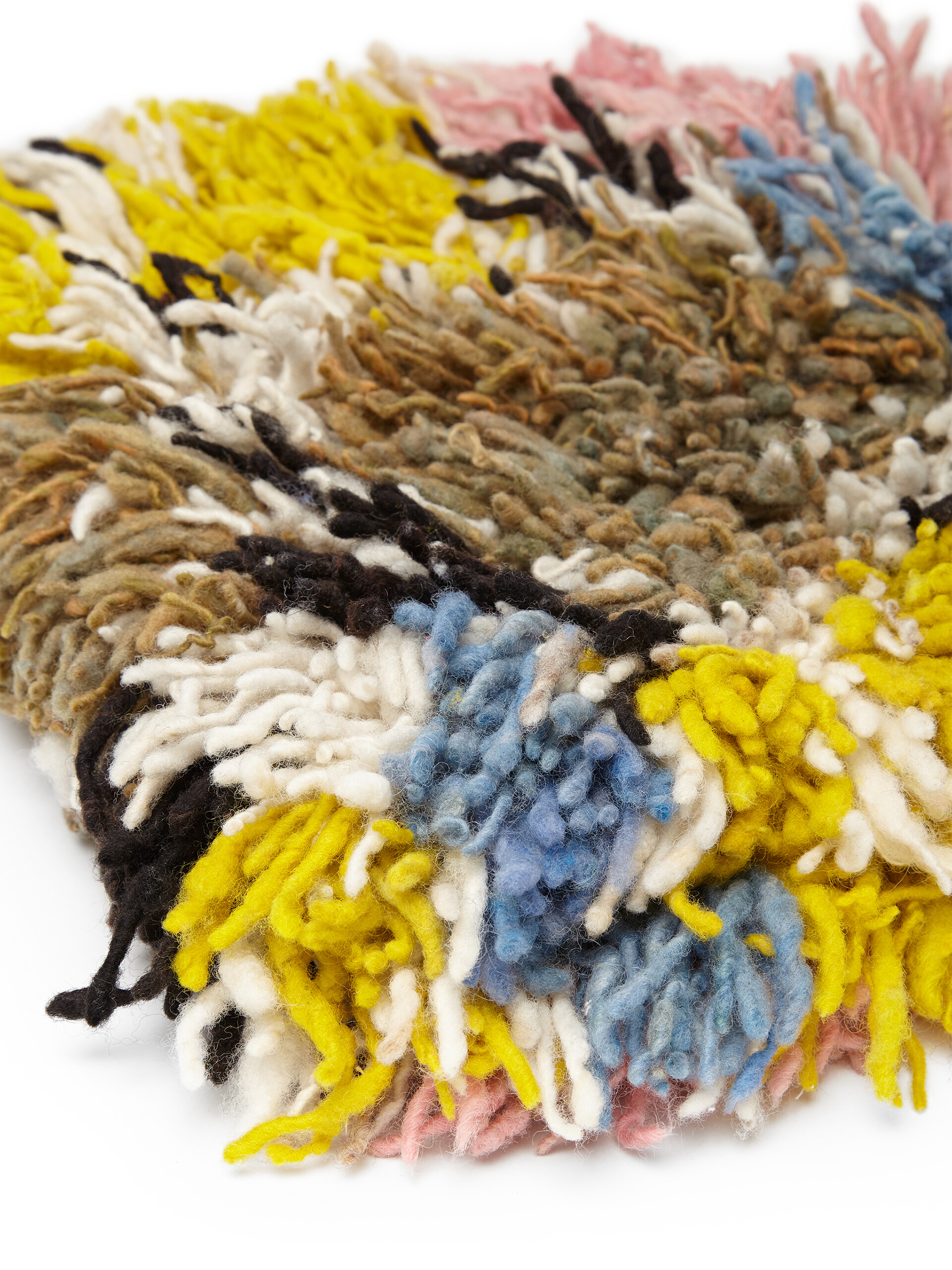 Borsa cerniera MARNI MARKET   multicolore in lana lunga giallo rosa e azzurro - Arredamento - Image 4