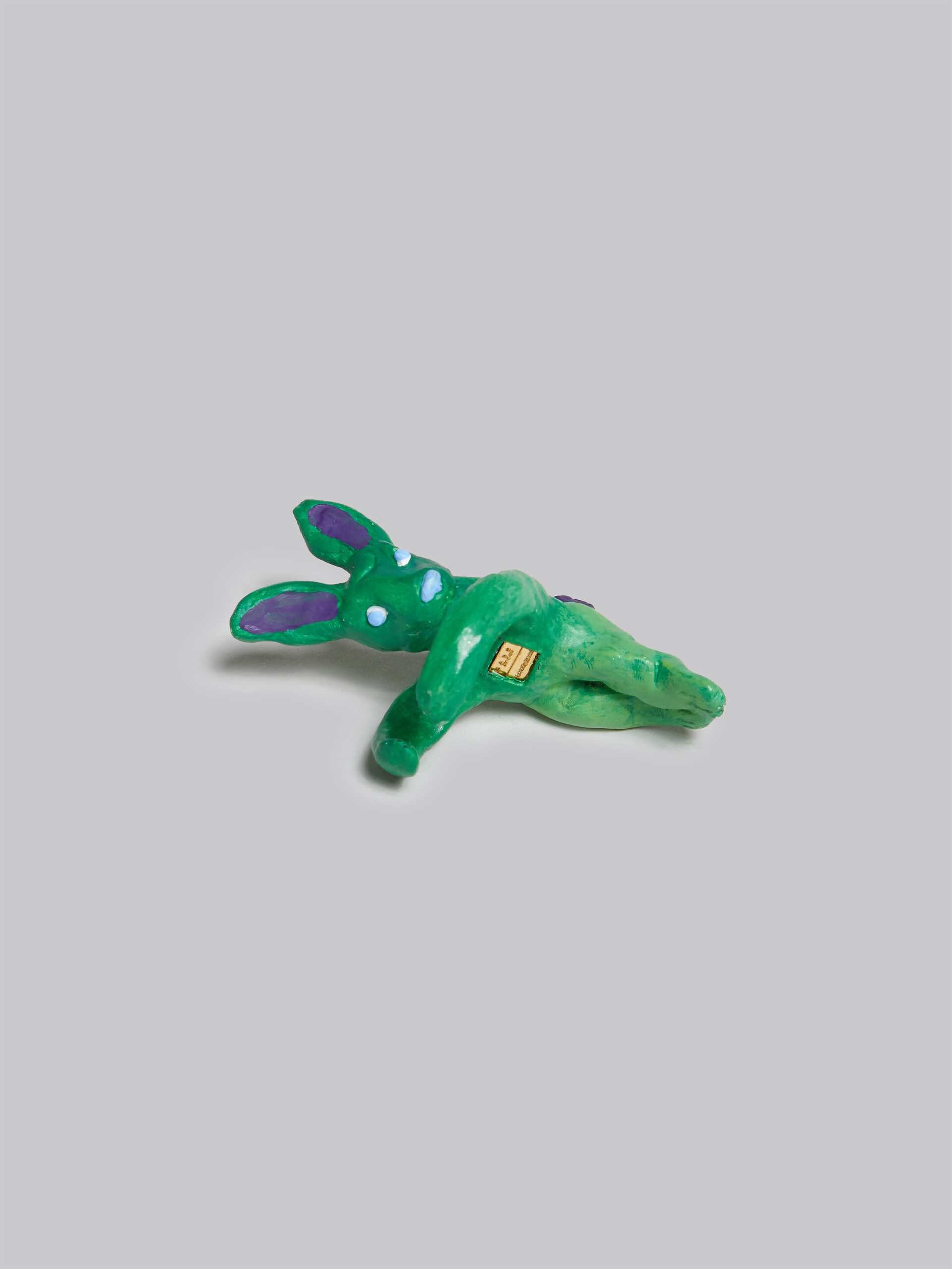 Green resin Rabbit ring - Rings - Image 4