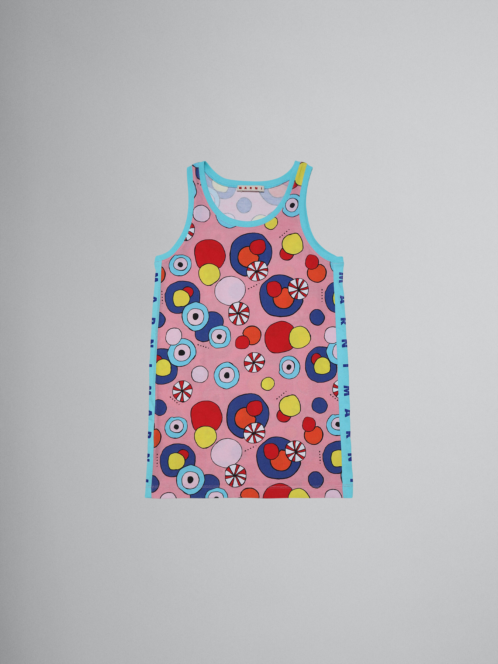 Ombrelloni print cotton jersey cover-up - Beachwear - Image 1