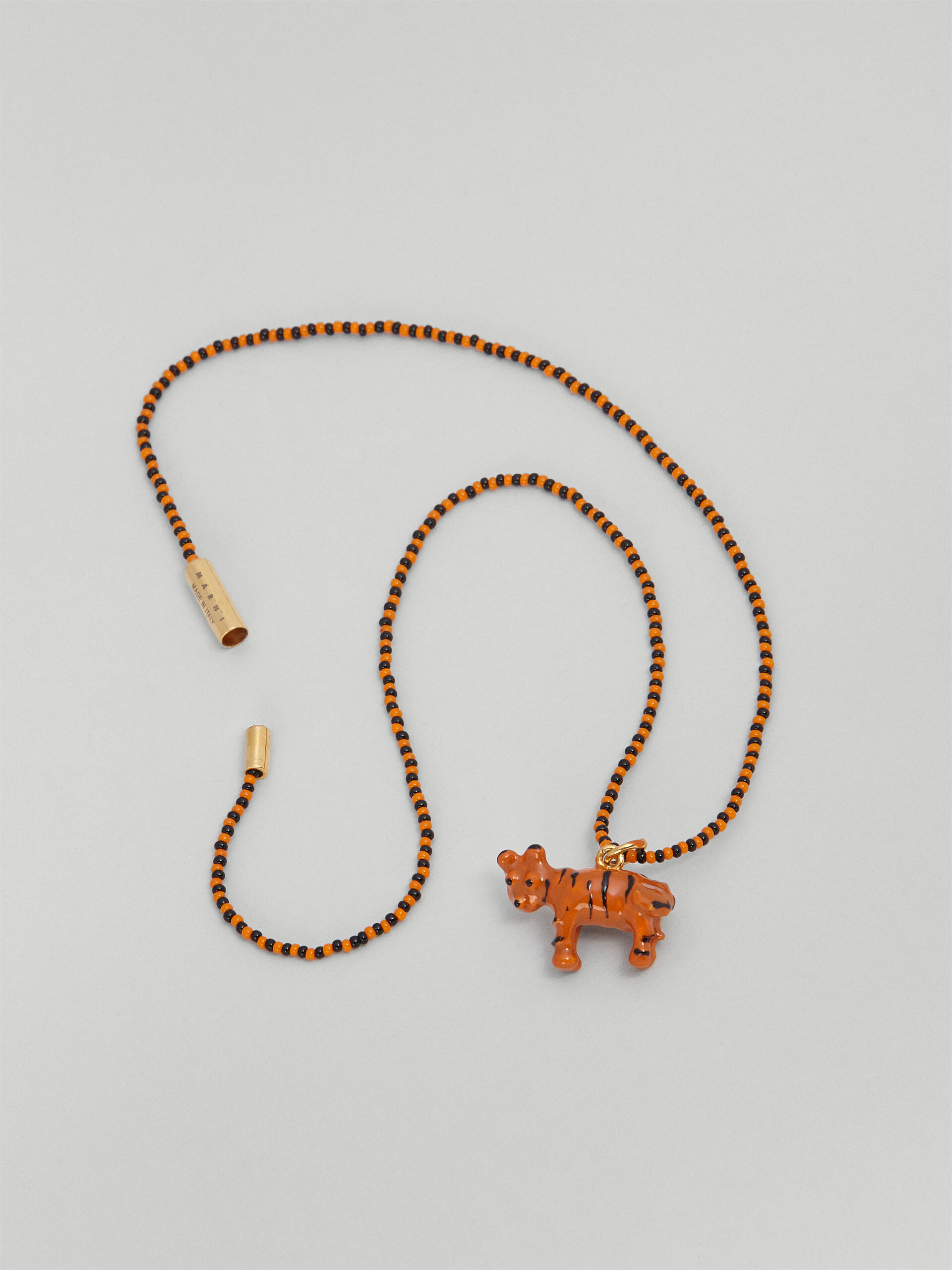 NAIF TIGER necklace in glass and resin - Necklaces - Image 4