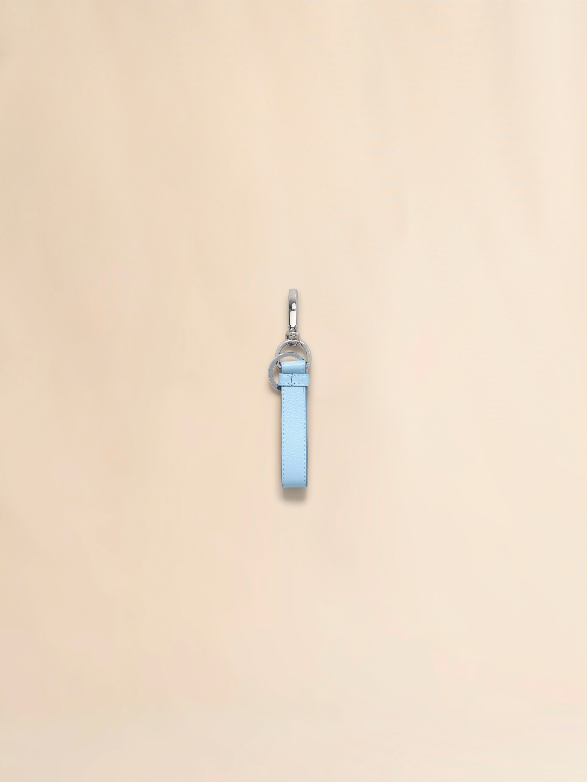 Blue leather keyring with Marni Mending - Key Rings - Image 2