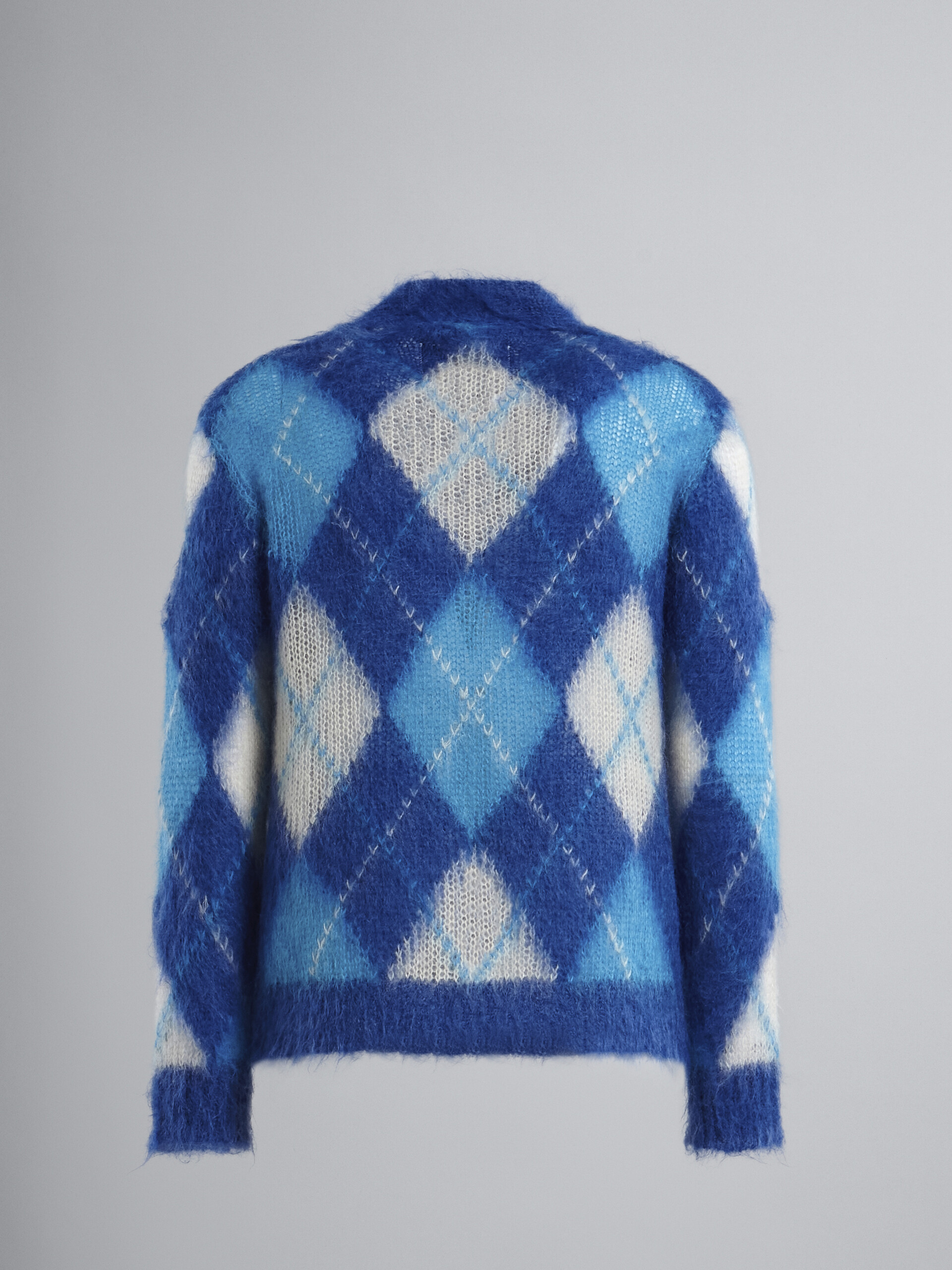 Iconic mohair Argyle cardigan - Pullovers - Image 3