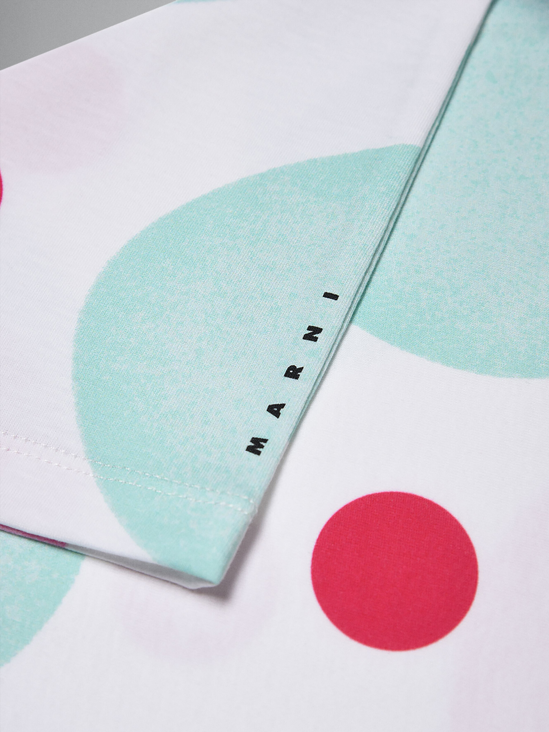 Maxi Dots print cotton jersey cover-up - Beachwear - Image 3