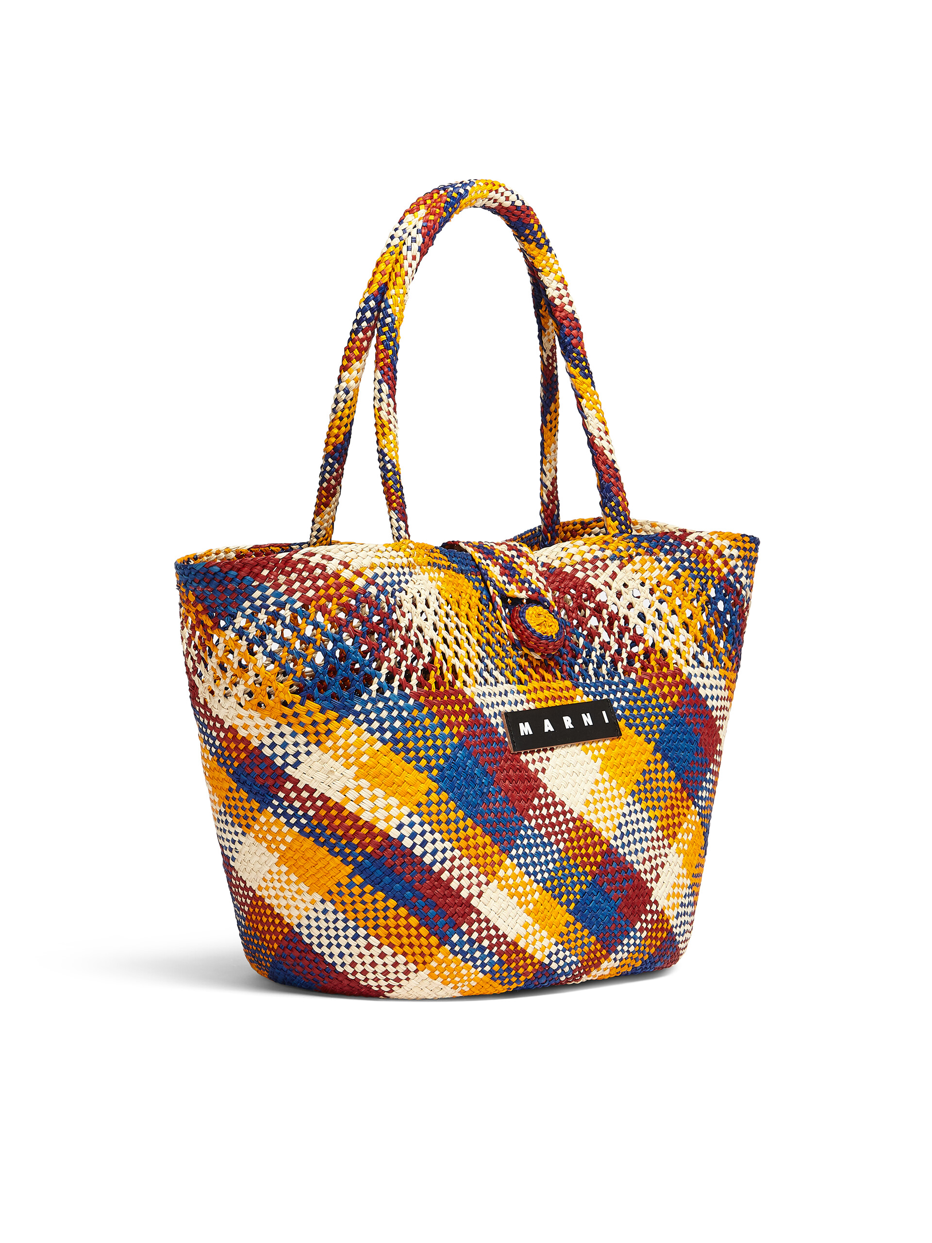MARNI MARKET BEACH bag in multicolor natural fiber - Bags - Image 2