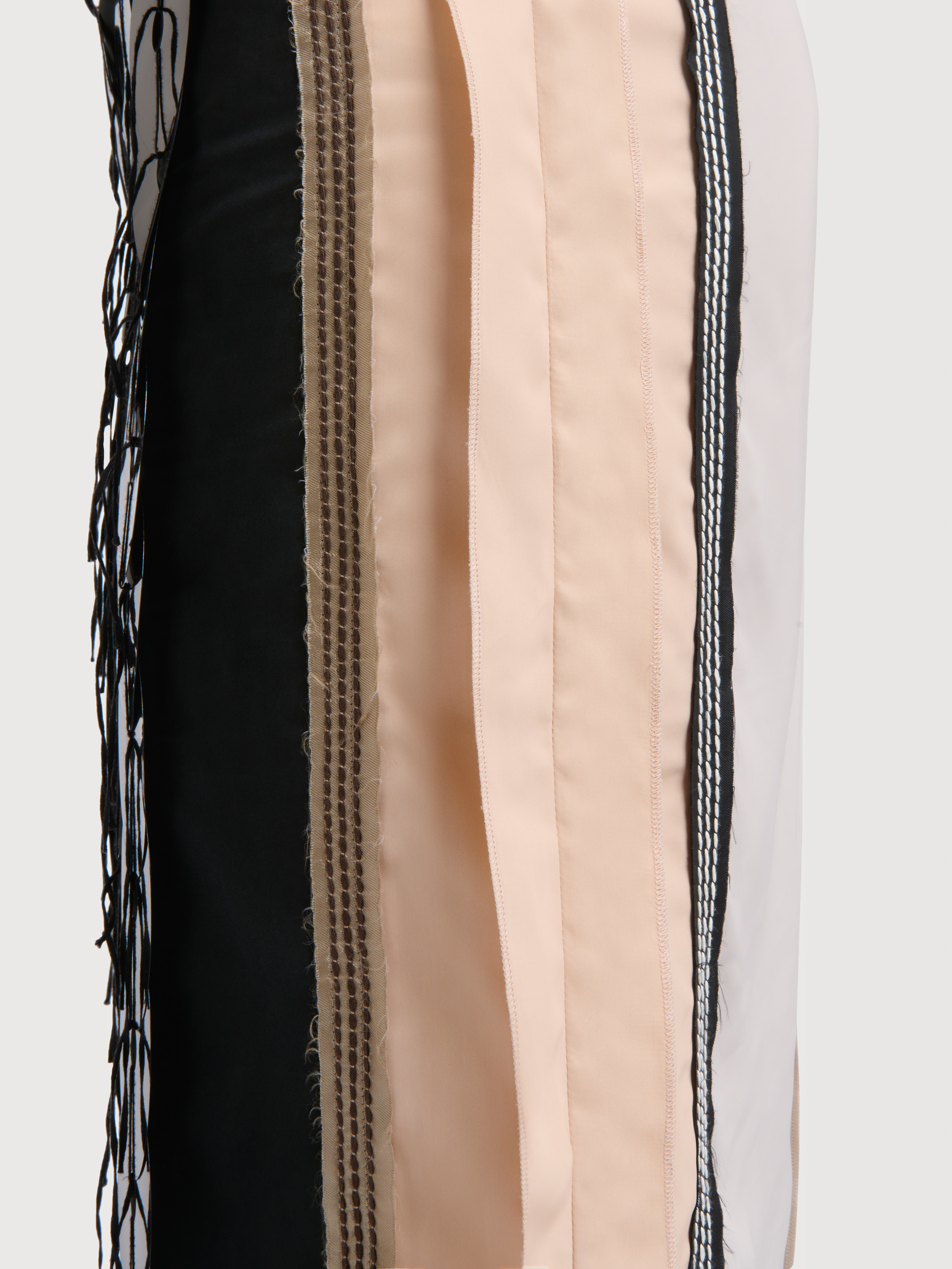 Black poplin skirt with disco sequins - Skirts - Image 5