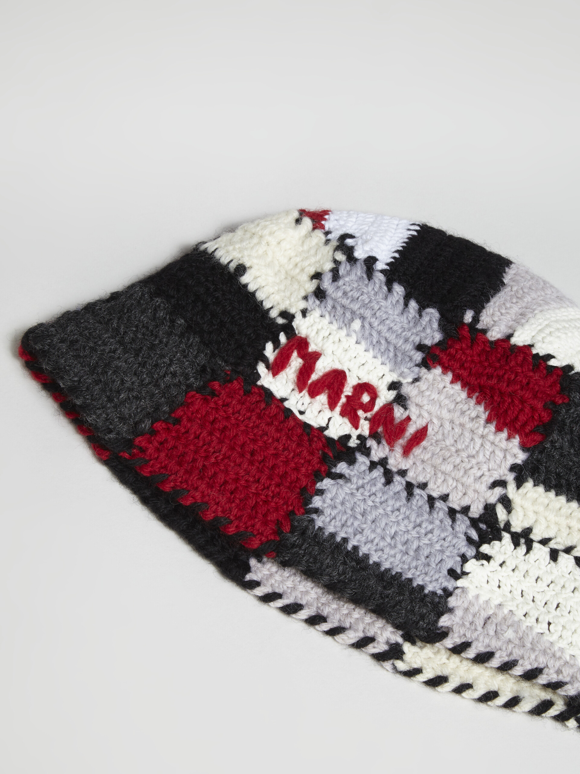 Cappello in lana e cotone crochet fatto a mano - Cappelli - Image 3