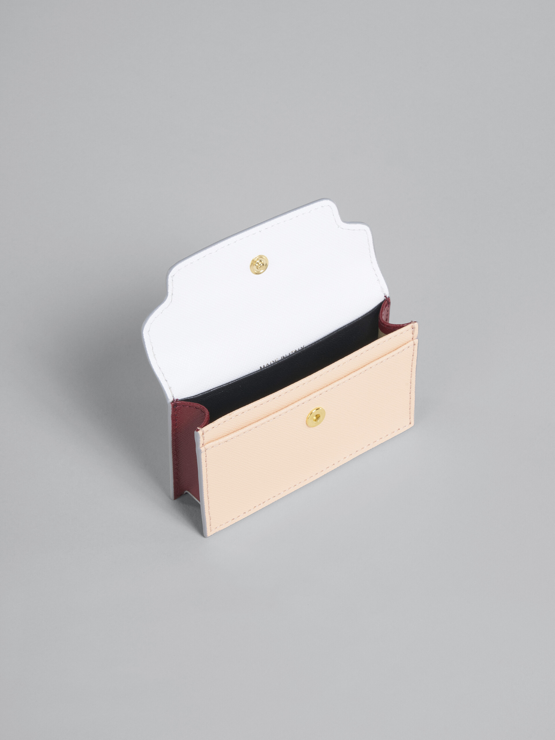 ホワイト、ピンク、レッド サフィアーノレザー製カードケース - 財布 - Image 2