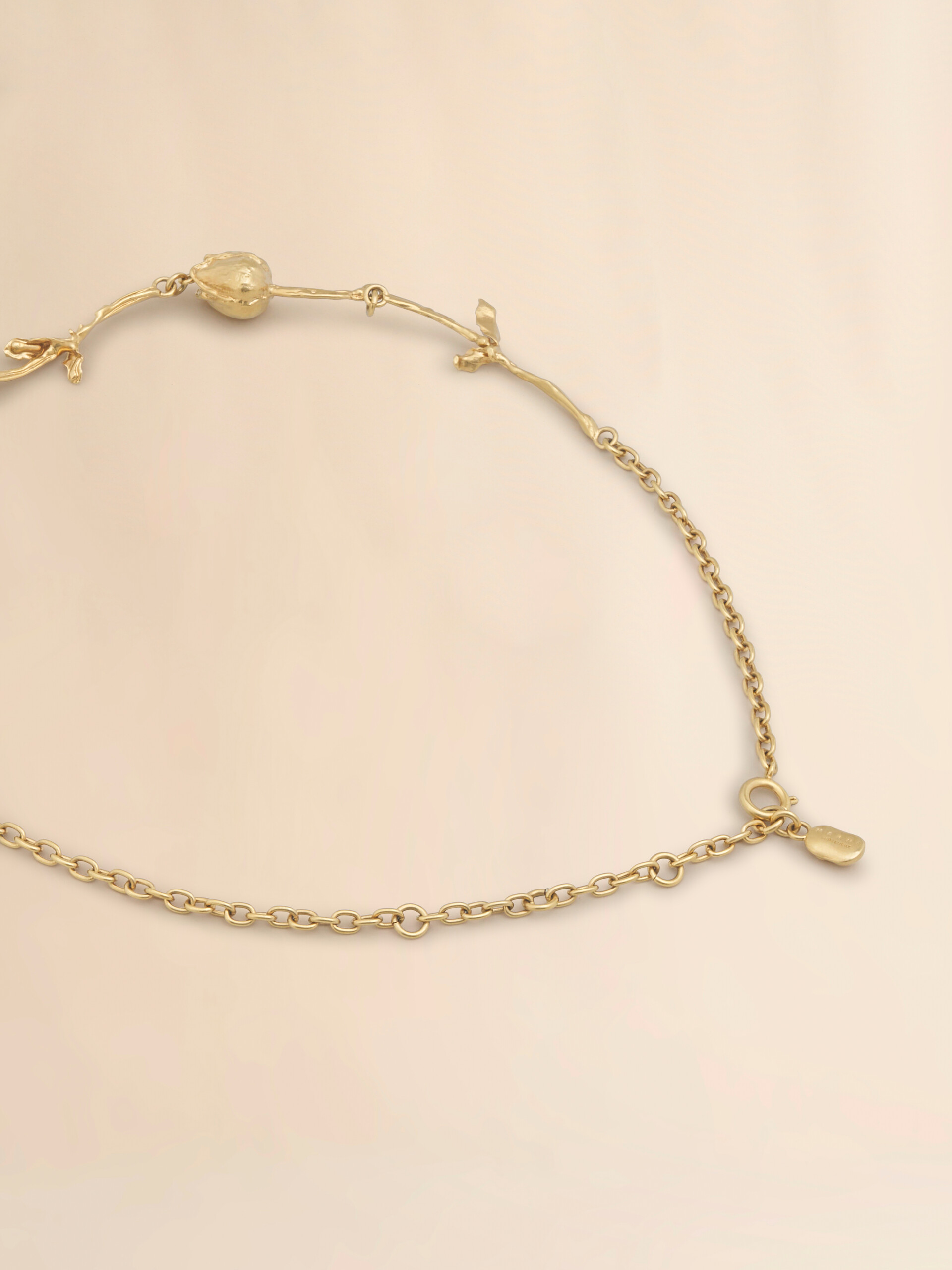 Gold Tulip necklace - Necklaces - Image 3