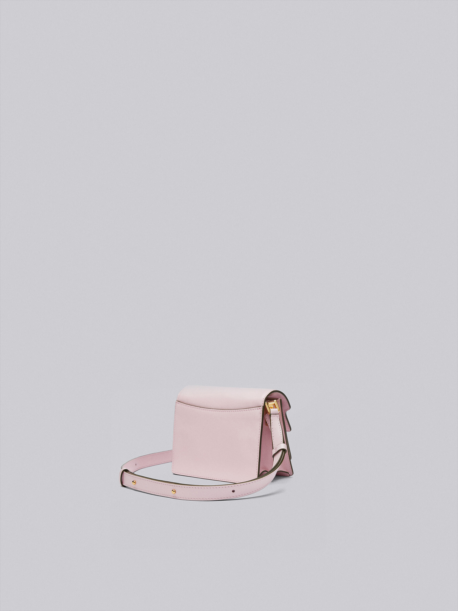 TRUNK SOFT mini bag in pink leather - Shoulder Bag - Image 2