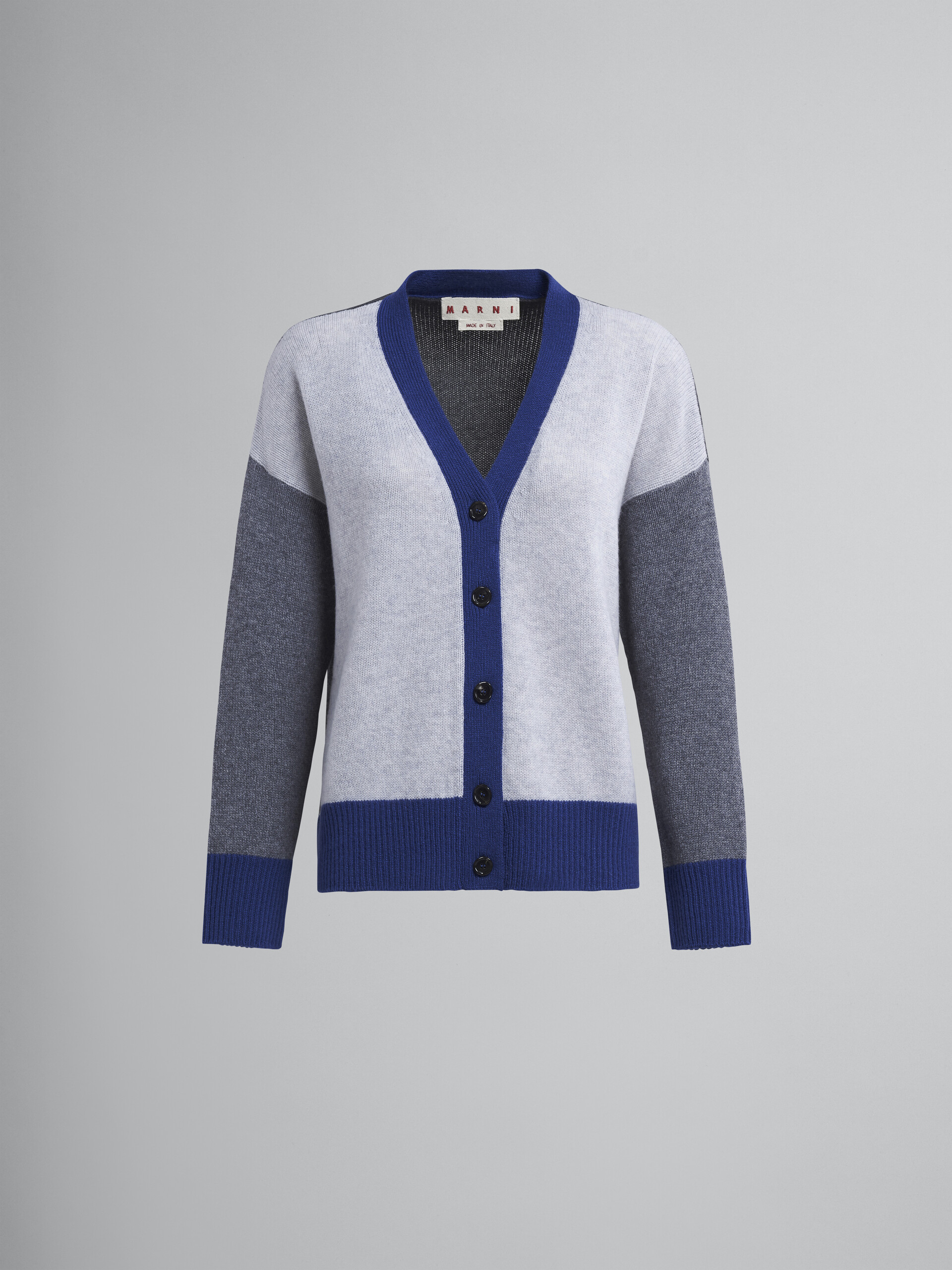 Iconic cashmere colourblock cardigan - Pullovers - Image 1