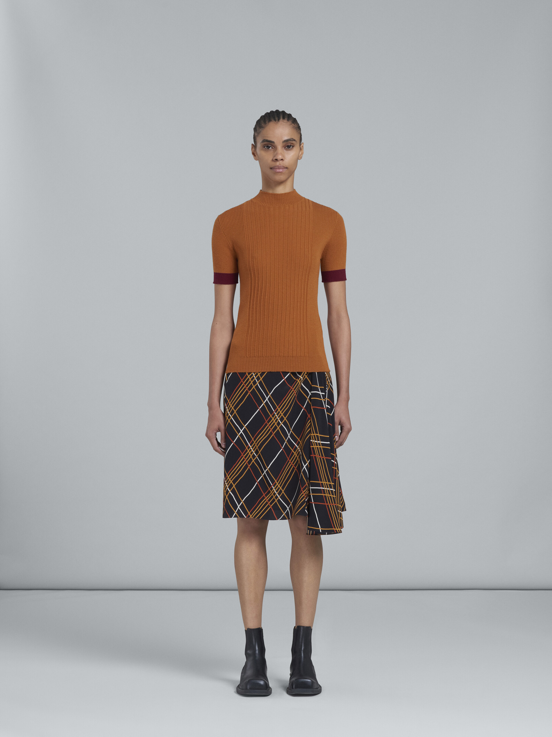 Wild Roads print skirt with godet hem - Skirts - Image 2