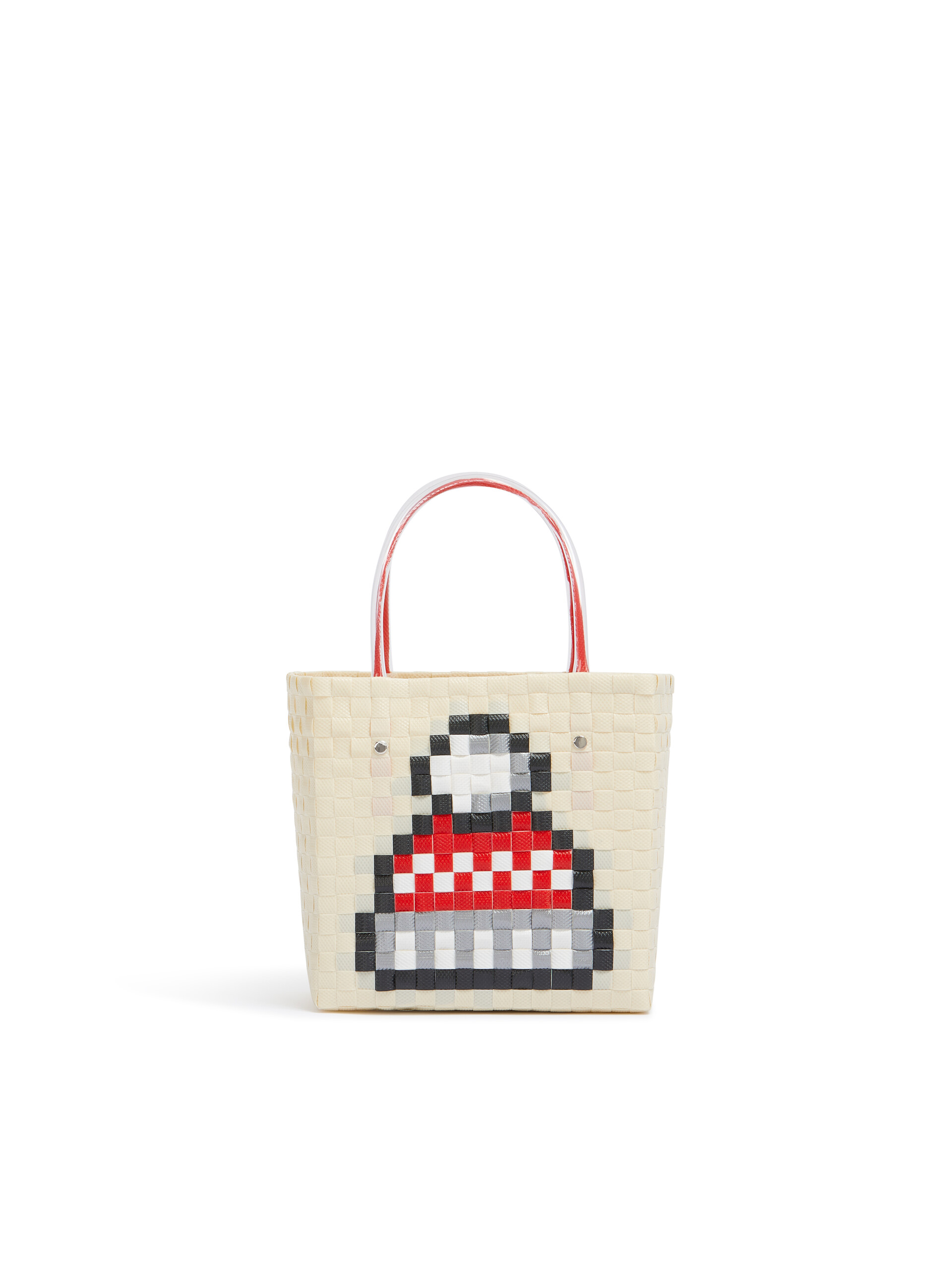 ペールグリーン MARNI MARKET デコレーション バスケットバッグ - ショッピングバッグ - Image 3