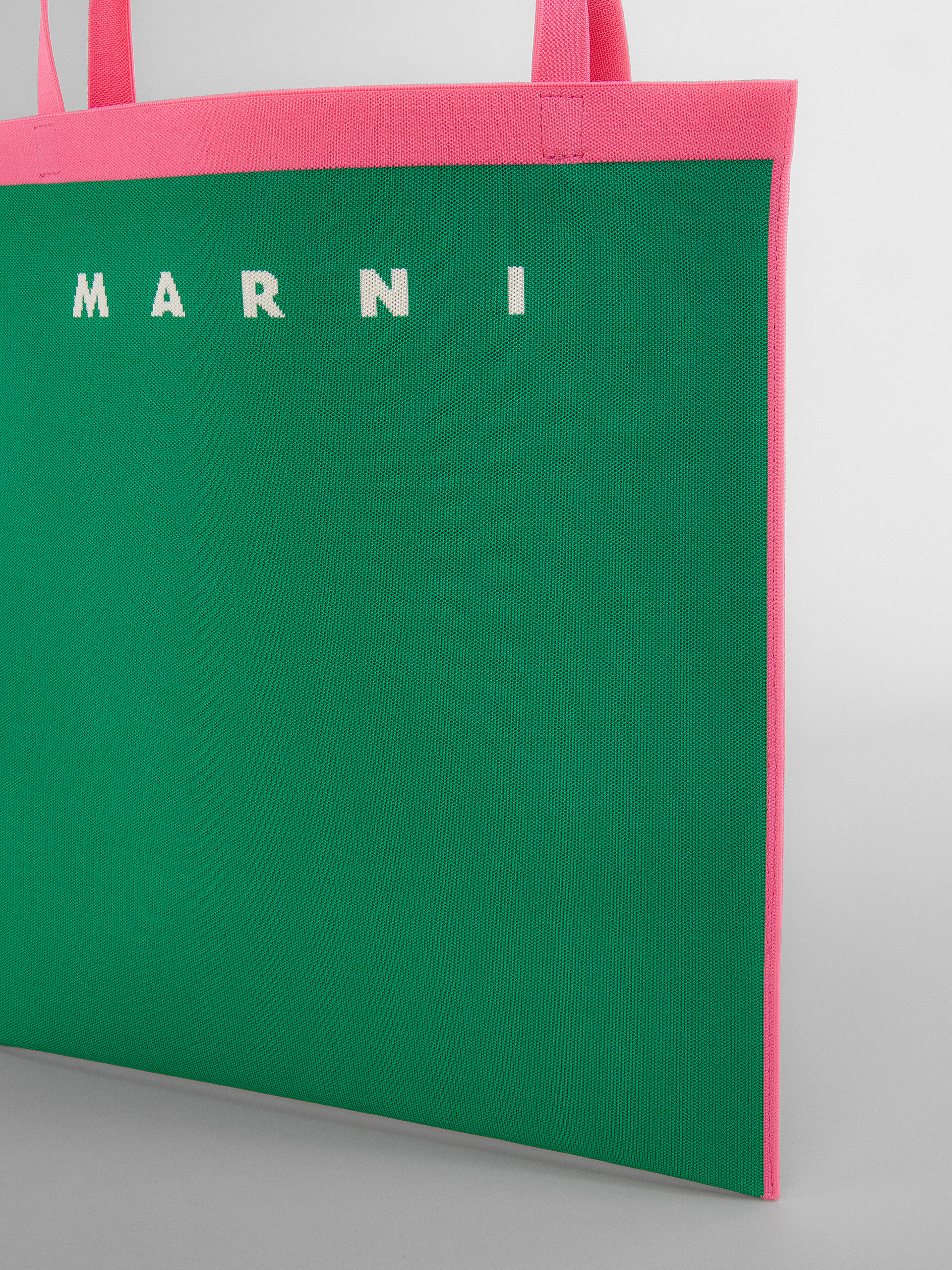 Green and fuchsia jacquard bag | Marni Green and fuchsia jacquard bag | Marni