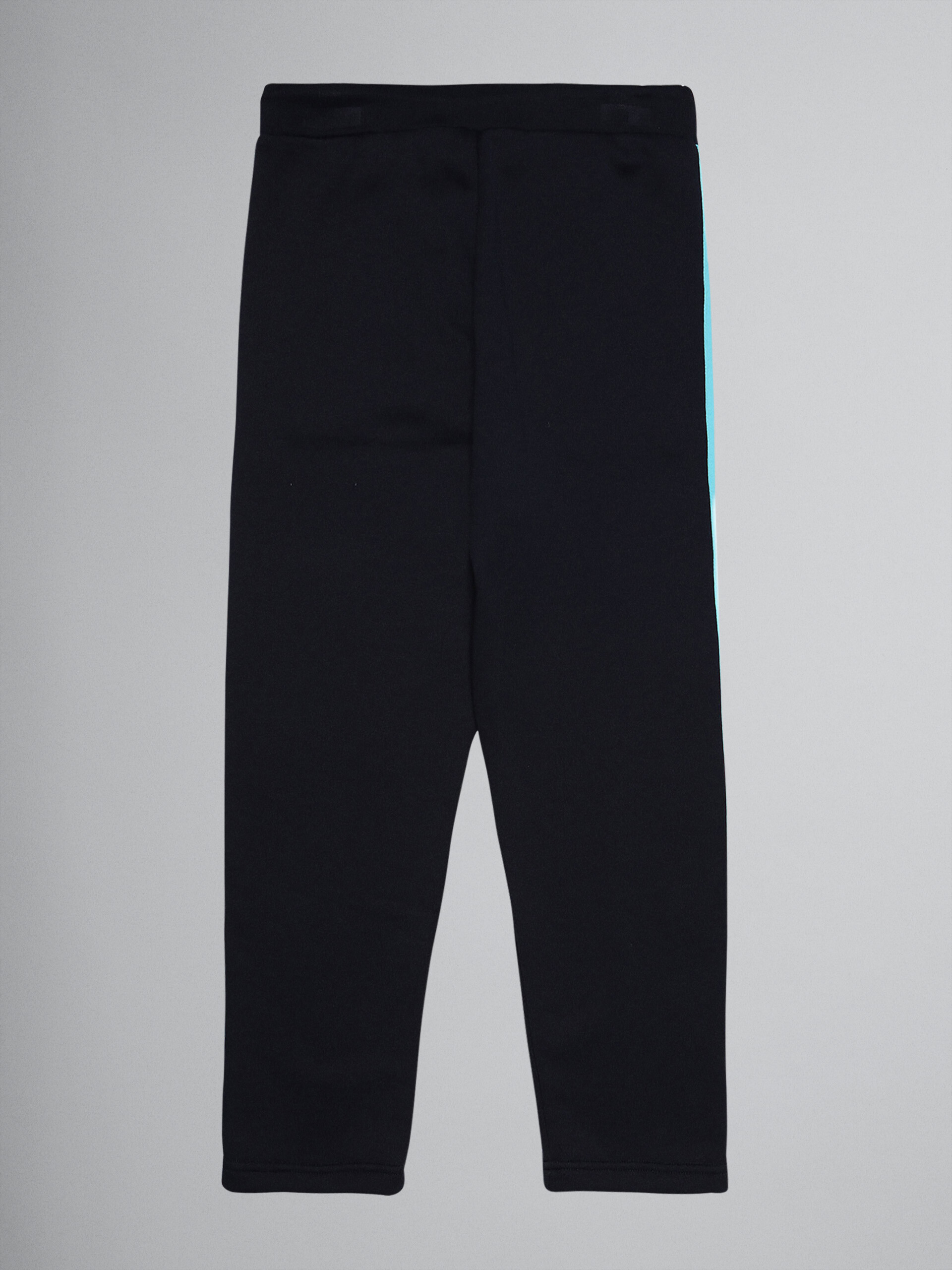 Pantaloni in felpa di cotone tecnico blu - Pantaloni - Image 2