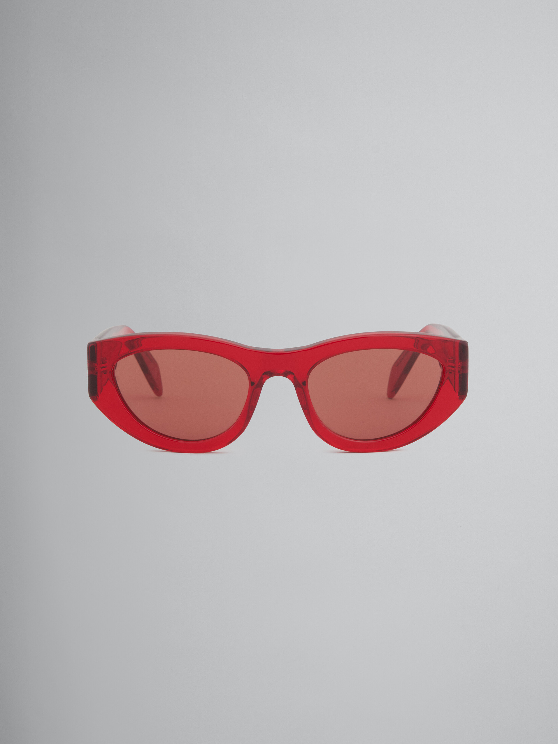 Red acetate RAINBOW MOUNTAINS sunglasses - Optical - Image 1