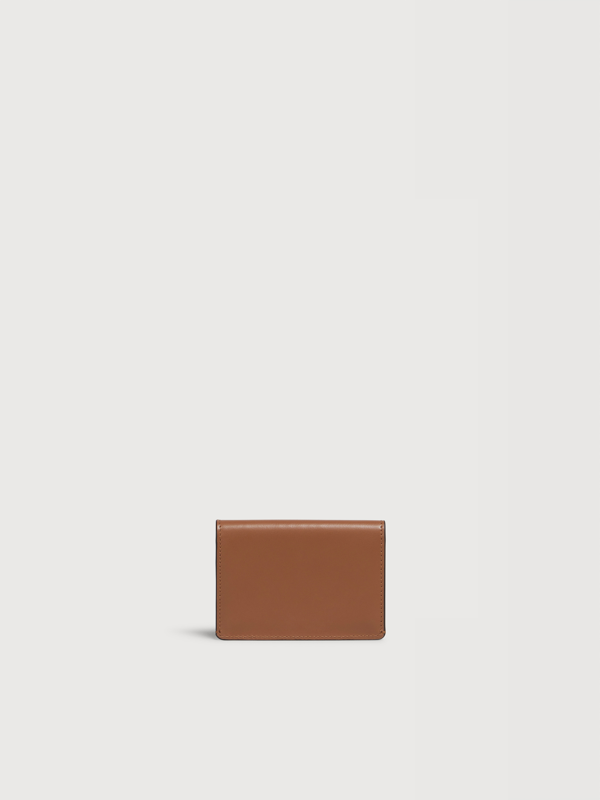 Brown leather Envelope card holder - Wallets - Image 3