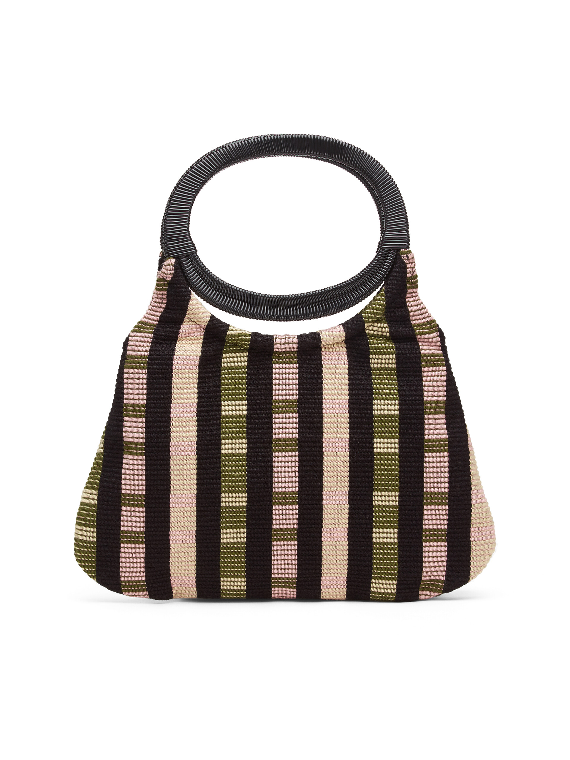 Mehrfarbig gestreifte MARNI MARKET Tasche aus Baumwolle - Taschen - Image 3