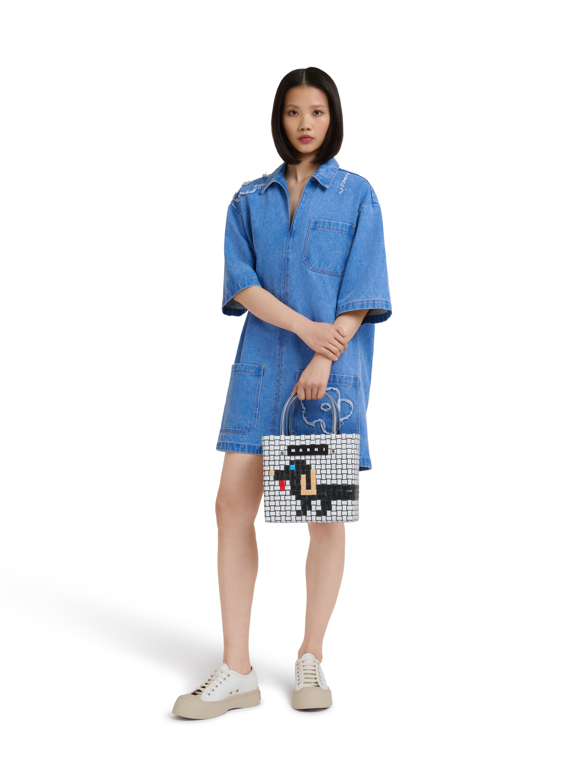 ブラウンドッグ MARNI MARKET ANIMAL BASKET - ショッピングバッグ - Image 2