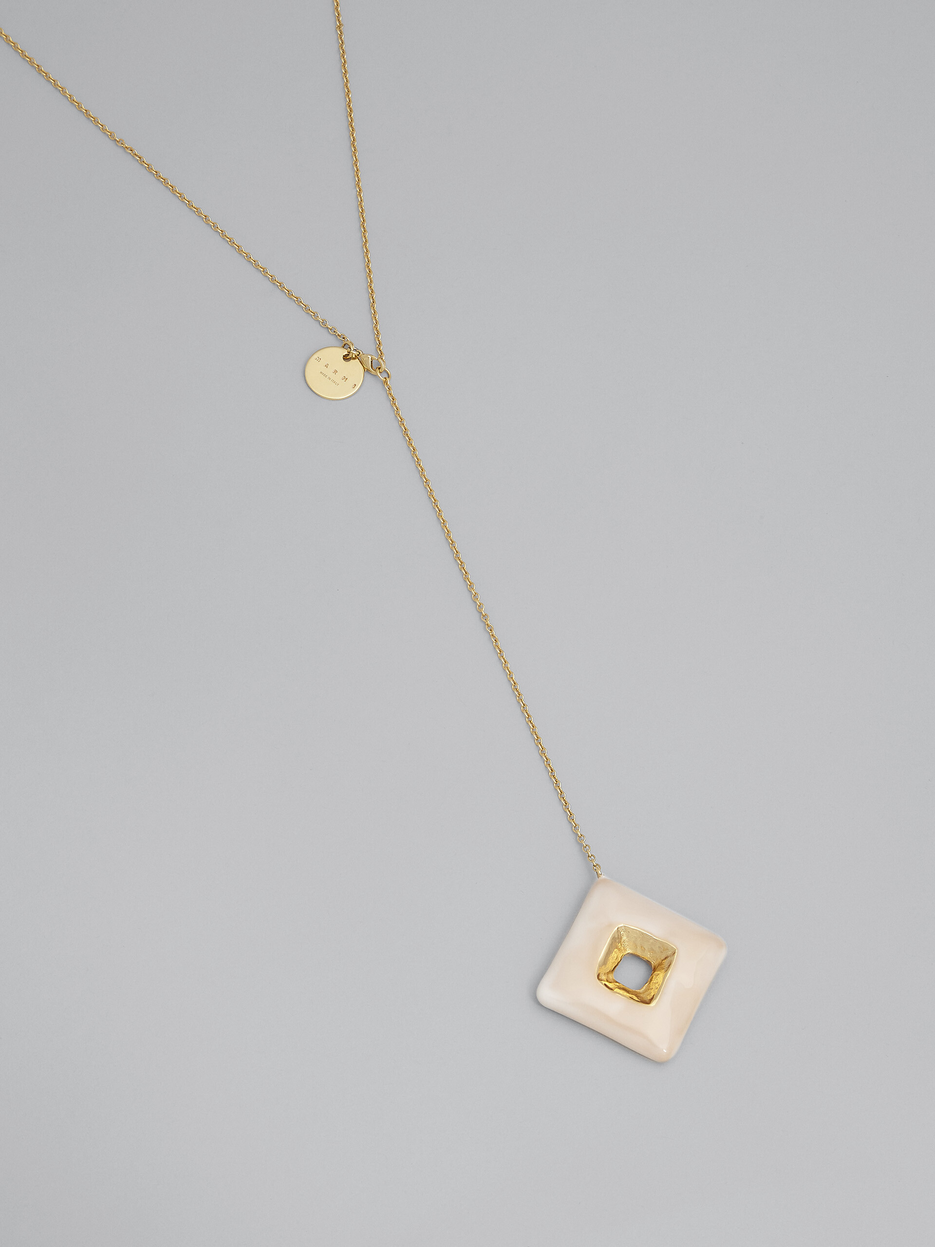 TRAPEZE white necklace - Necklaces - Image 4