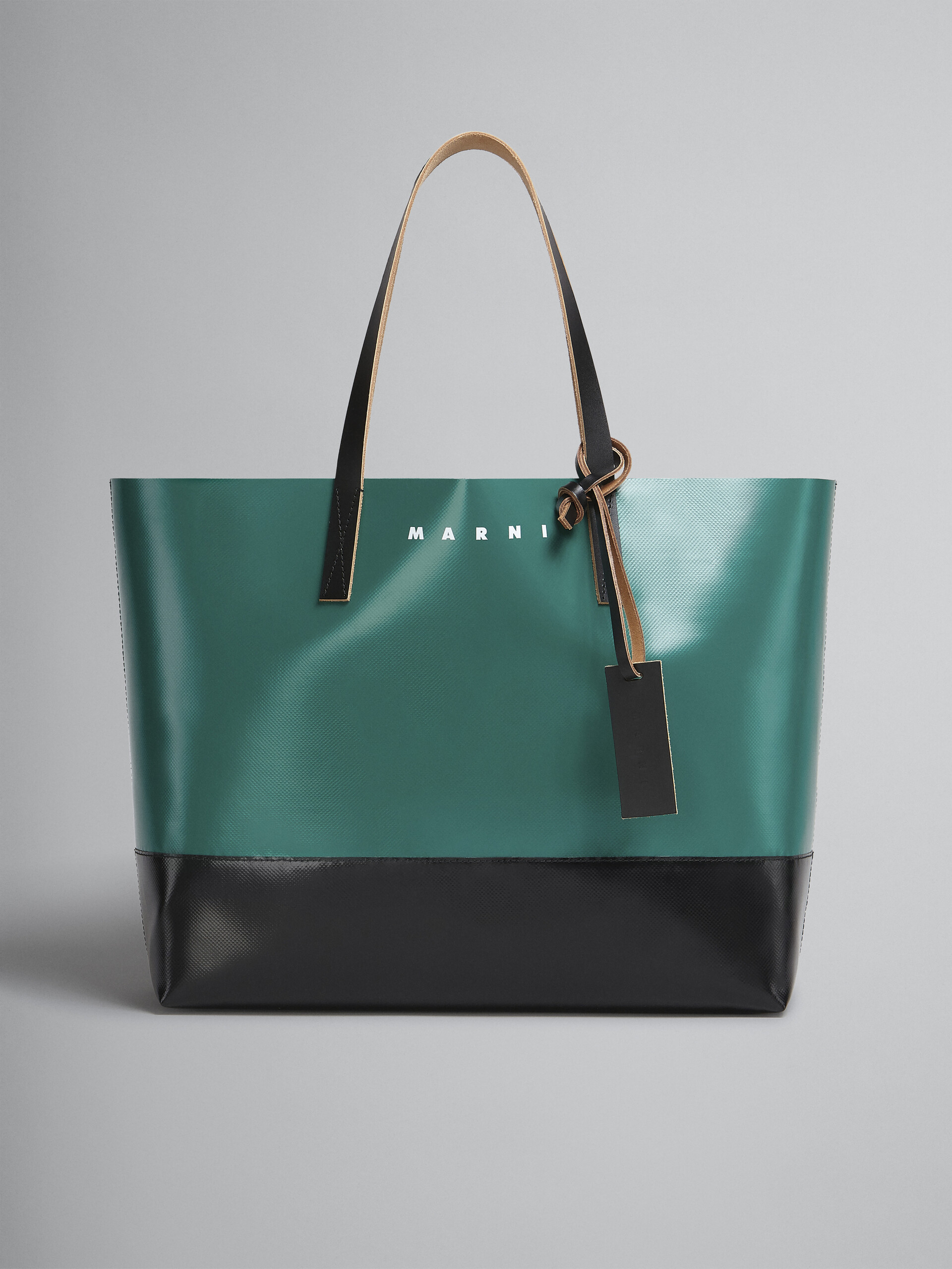 Tribeca shopping bag in blue and black - Shopping Bags - Image 1