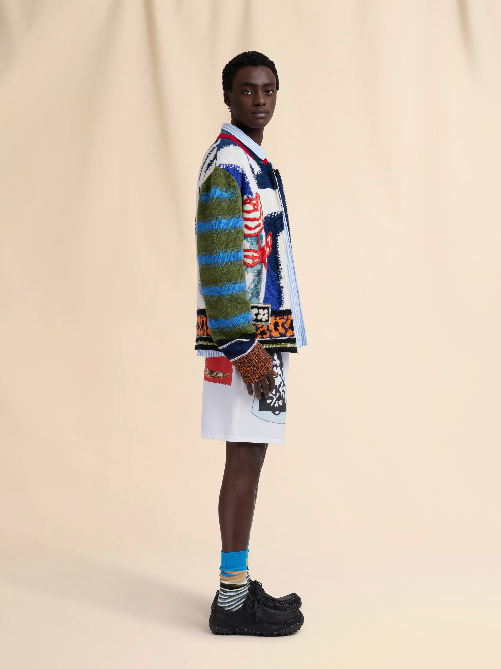 Multicolour wool cardigan - Pullovers - Image 5