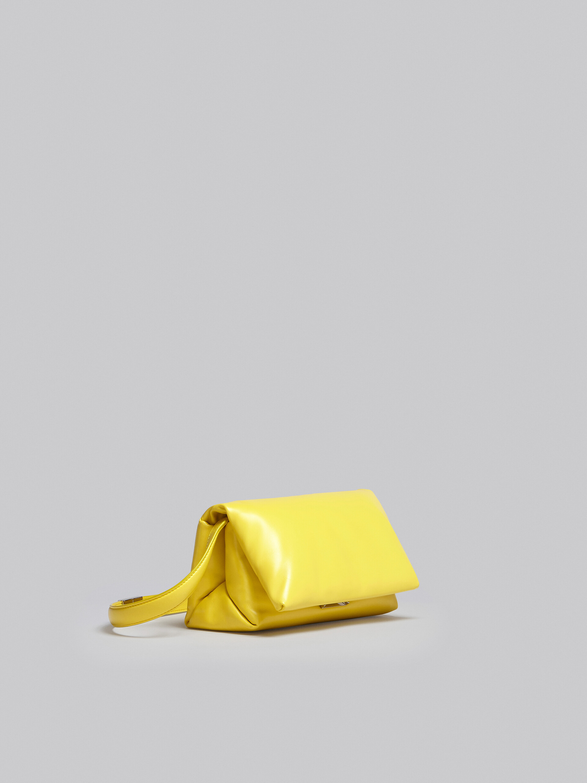 Small yellow calfskin Prisma bag - Shoulder Bag - Image 6
