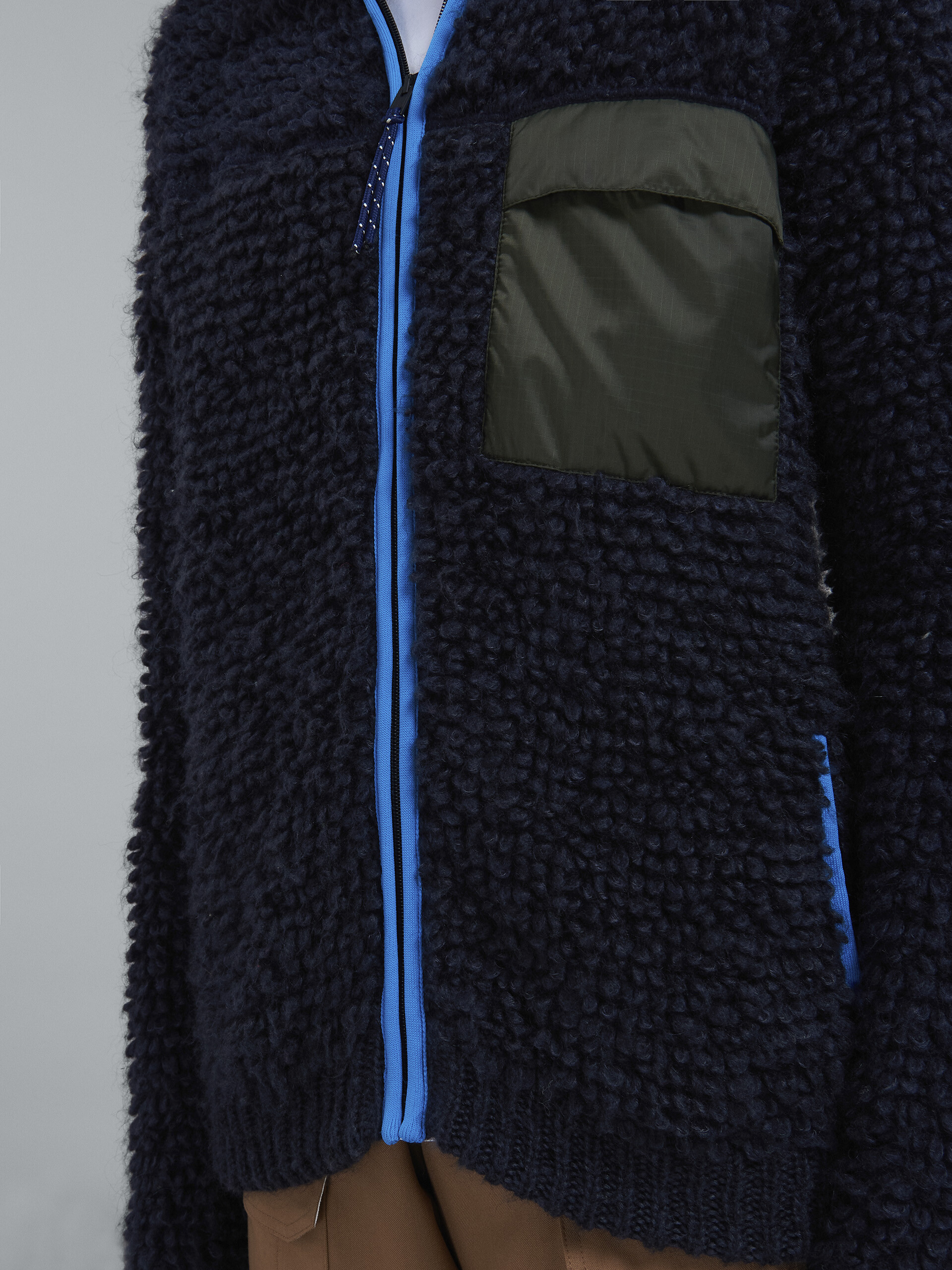 Mohair zip-up cardigan - Pullovers - Image 5