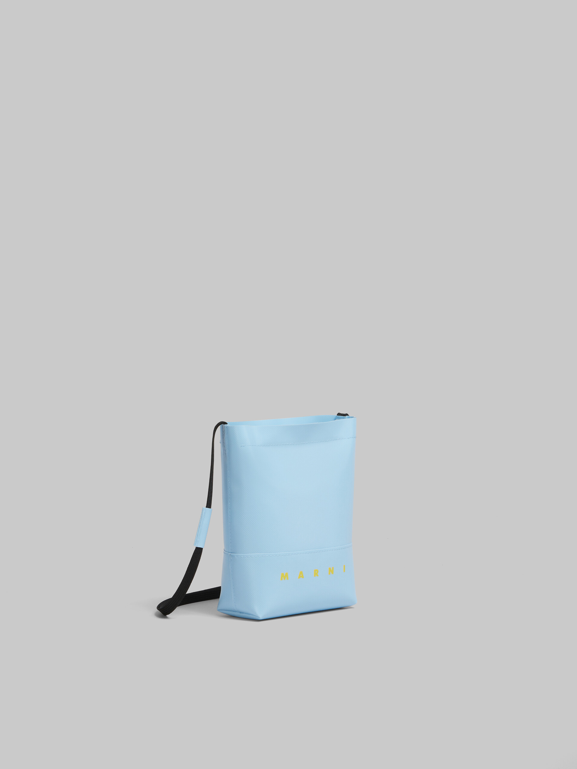 Light blue crossbody bag with shoelace strap - Shoulder Bags - Image 6