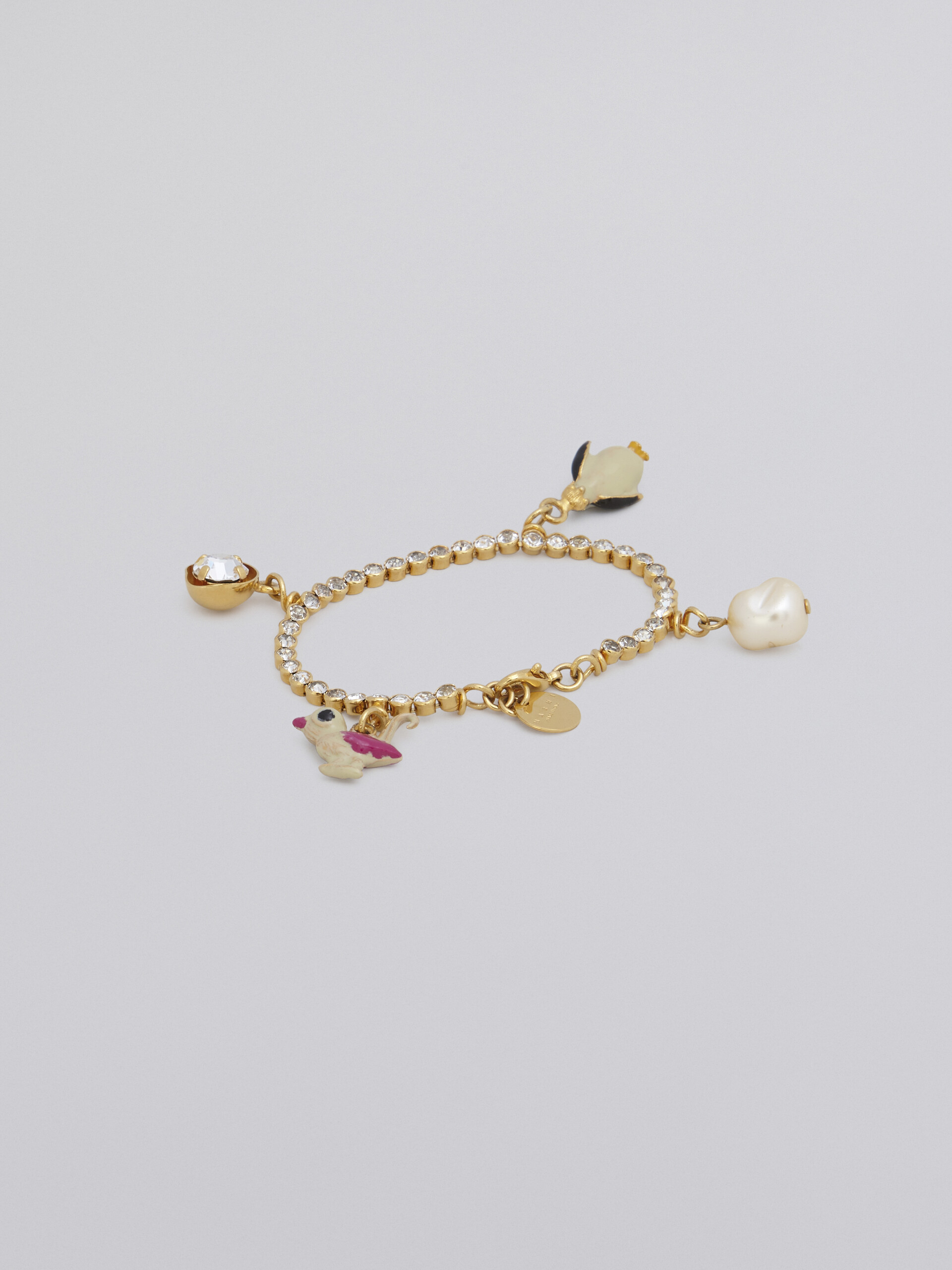 Brass FOUND bracelet with charms - Bracelets - Image 3