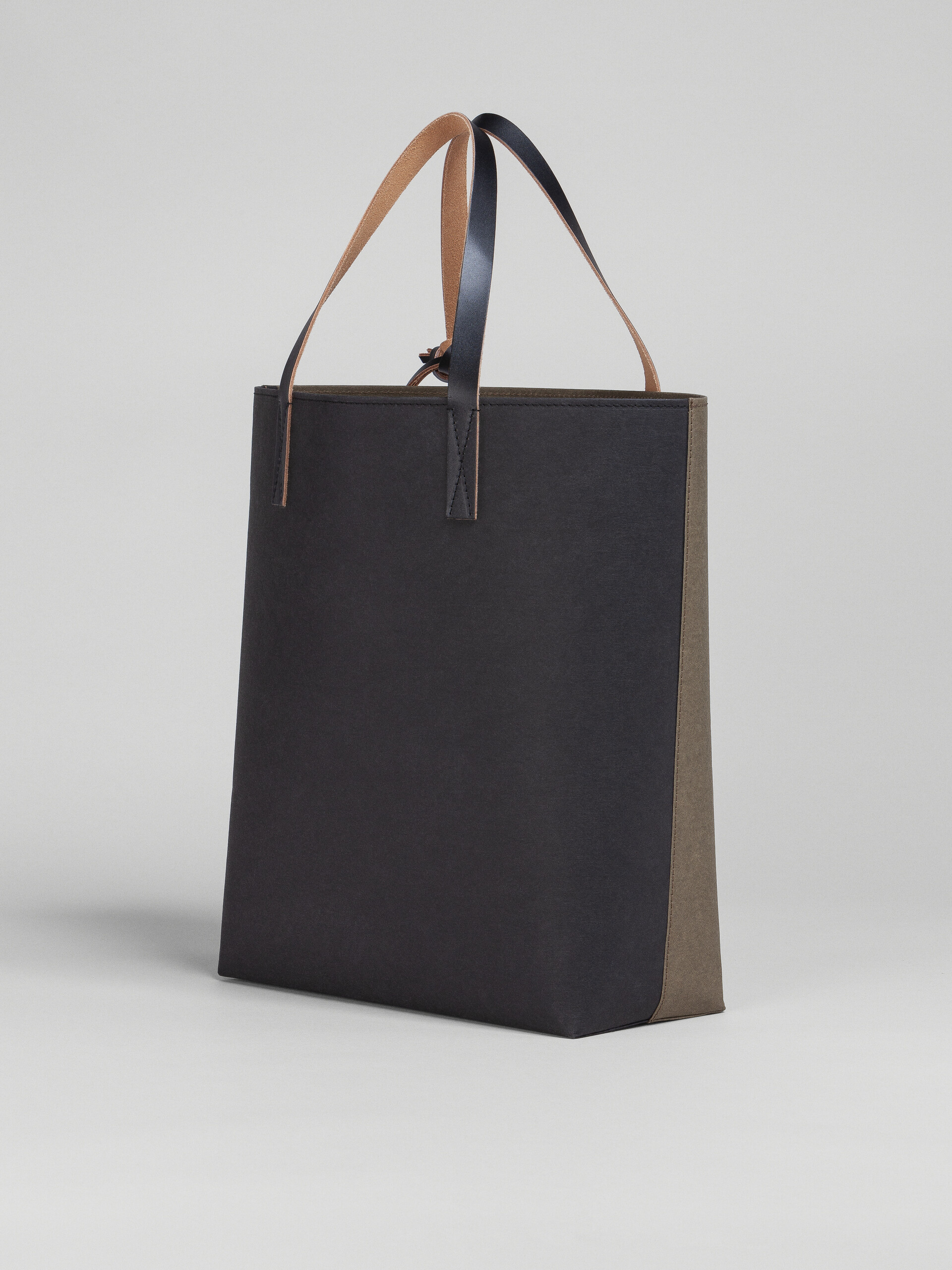Green TRIBECA shopping bag with Marni logo - Shopping Bags - Image 3