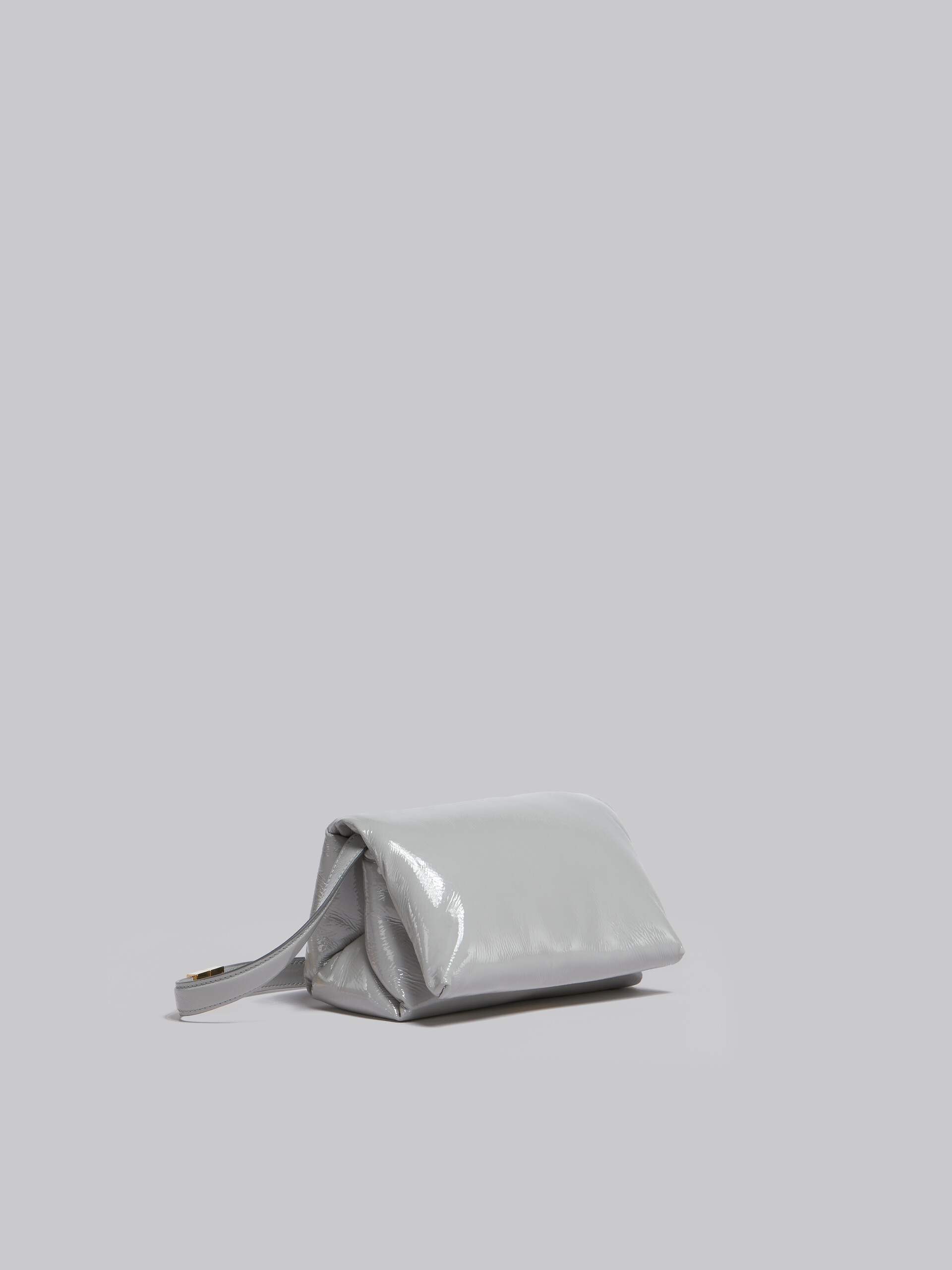 Small grey patent Prisma bag - Shoulder Bag - Image 6
