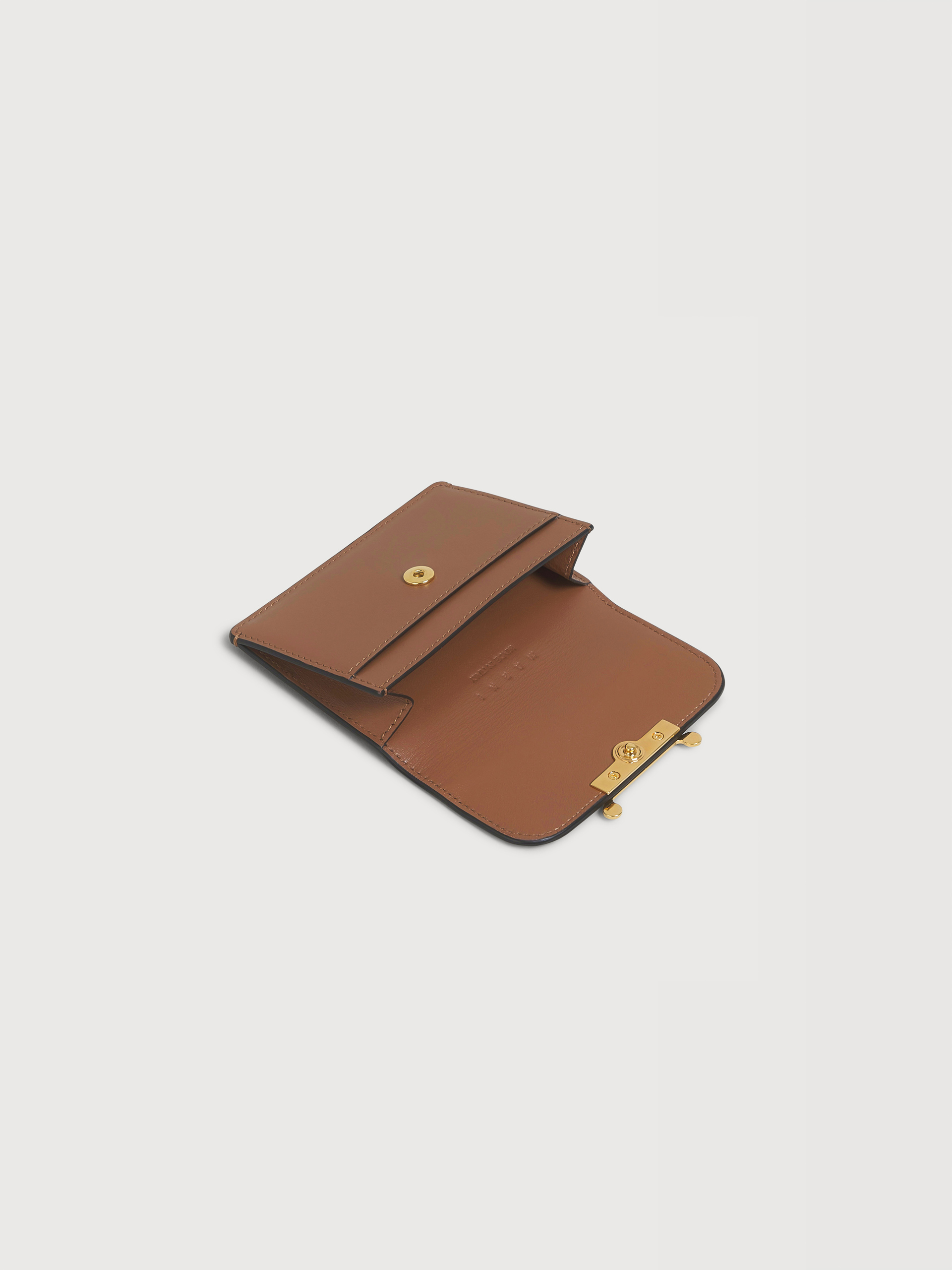 Brown leather Envelope card holder - Wallets - Image 2